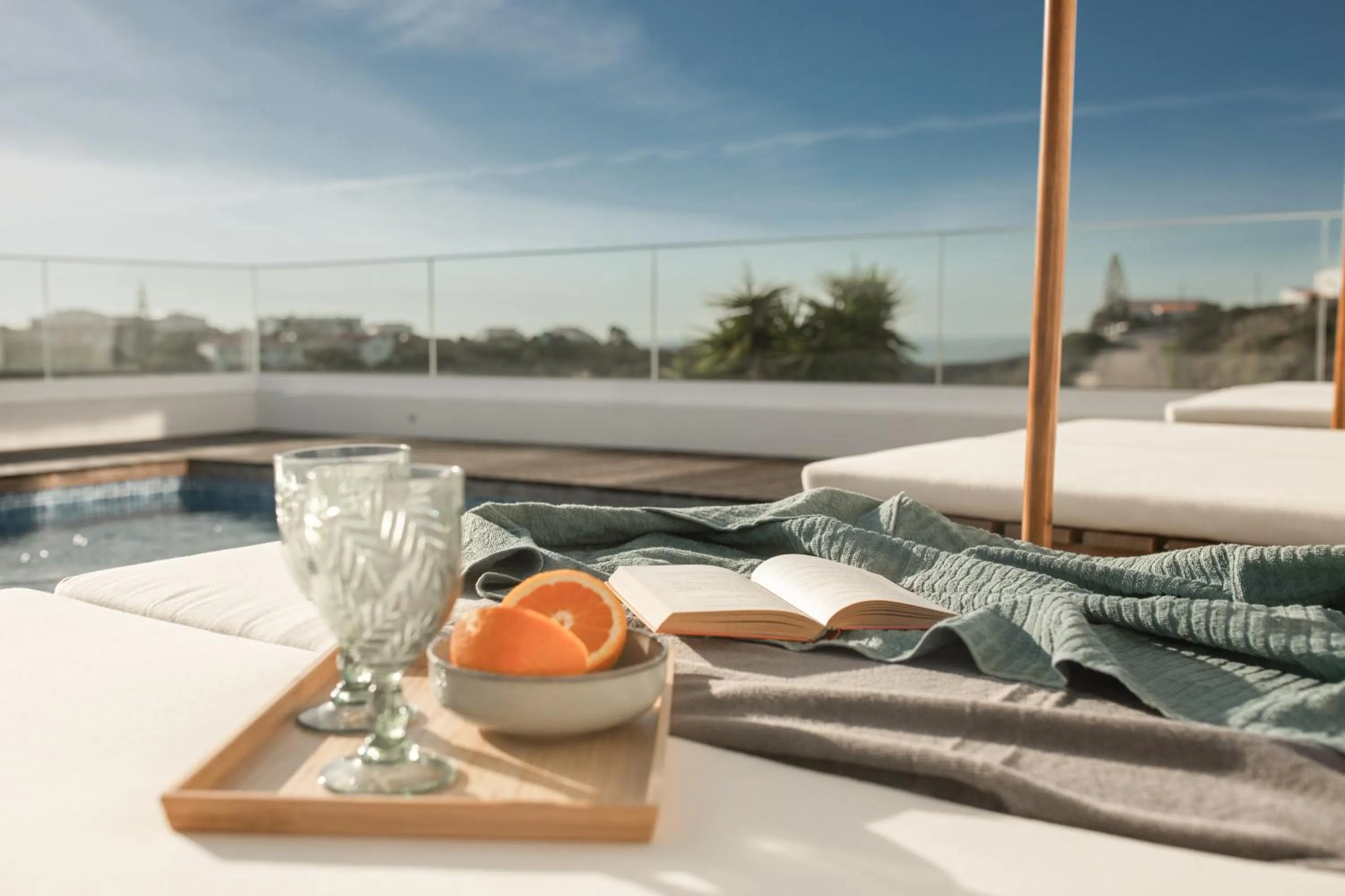 Pool view in Villa Beatriz Ocean View