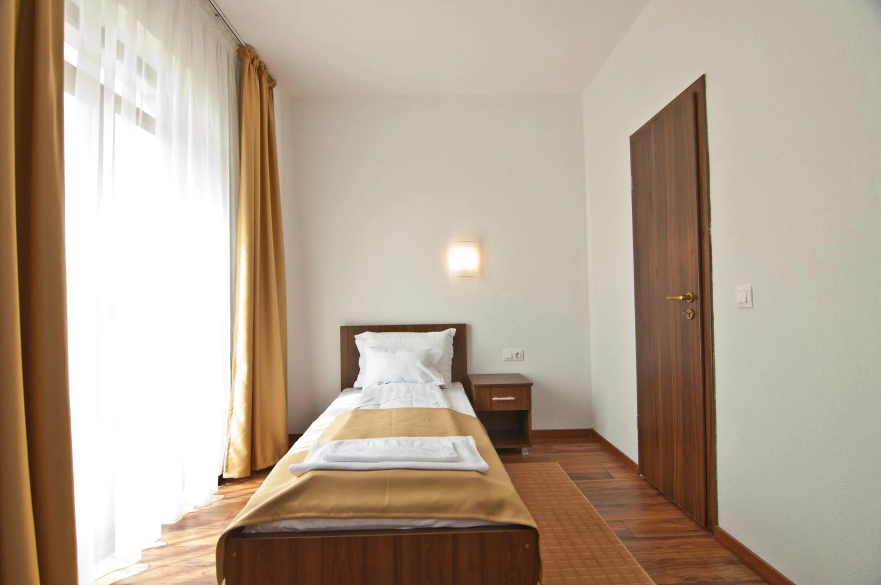 Bed in Hotel Hyperion