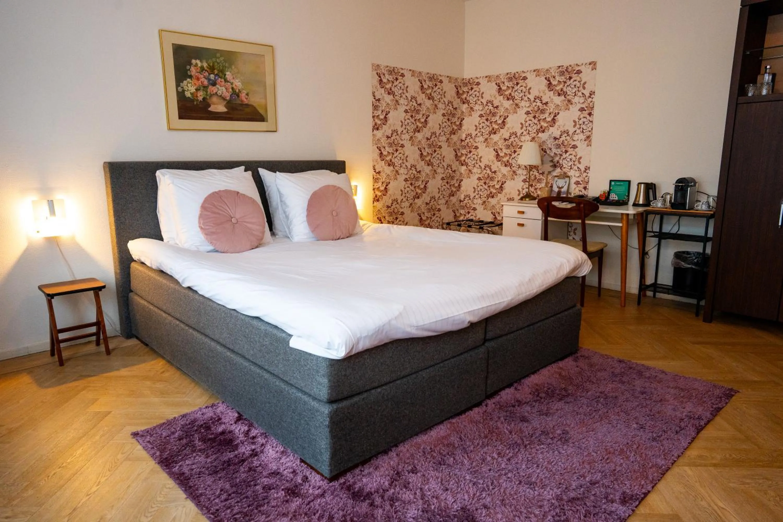 Bed in Hotel de Wereld