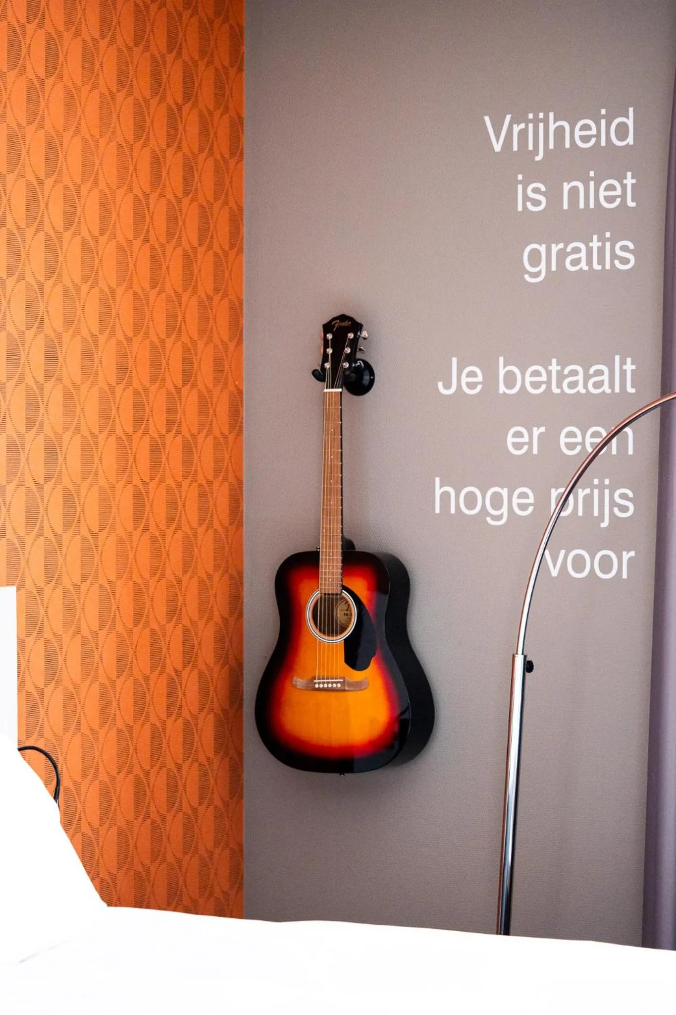 Bedroom in Hotel de Wereld