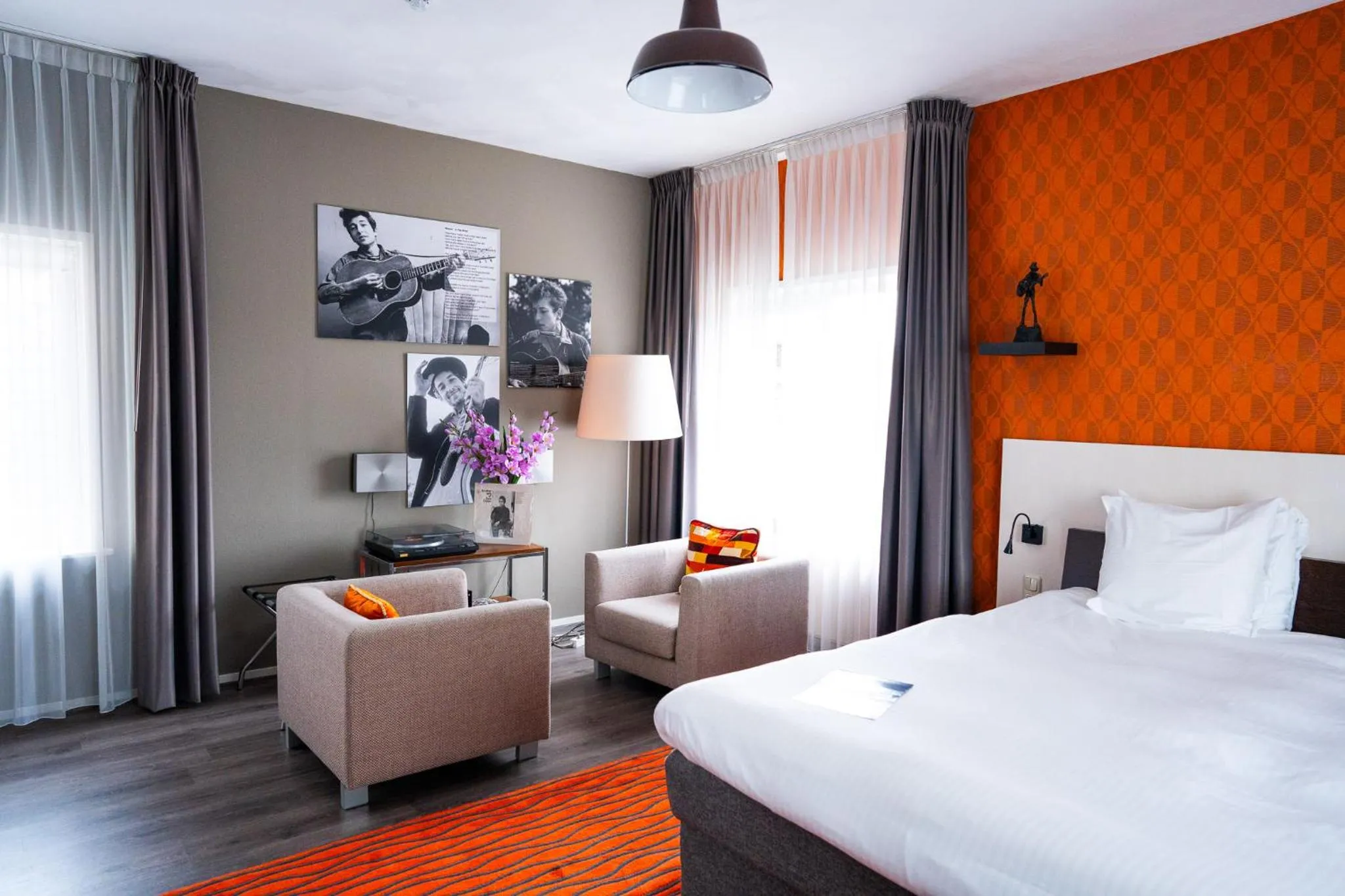 Bedroom, Bed in Hotel de Wereld