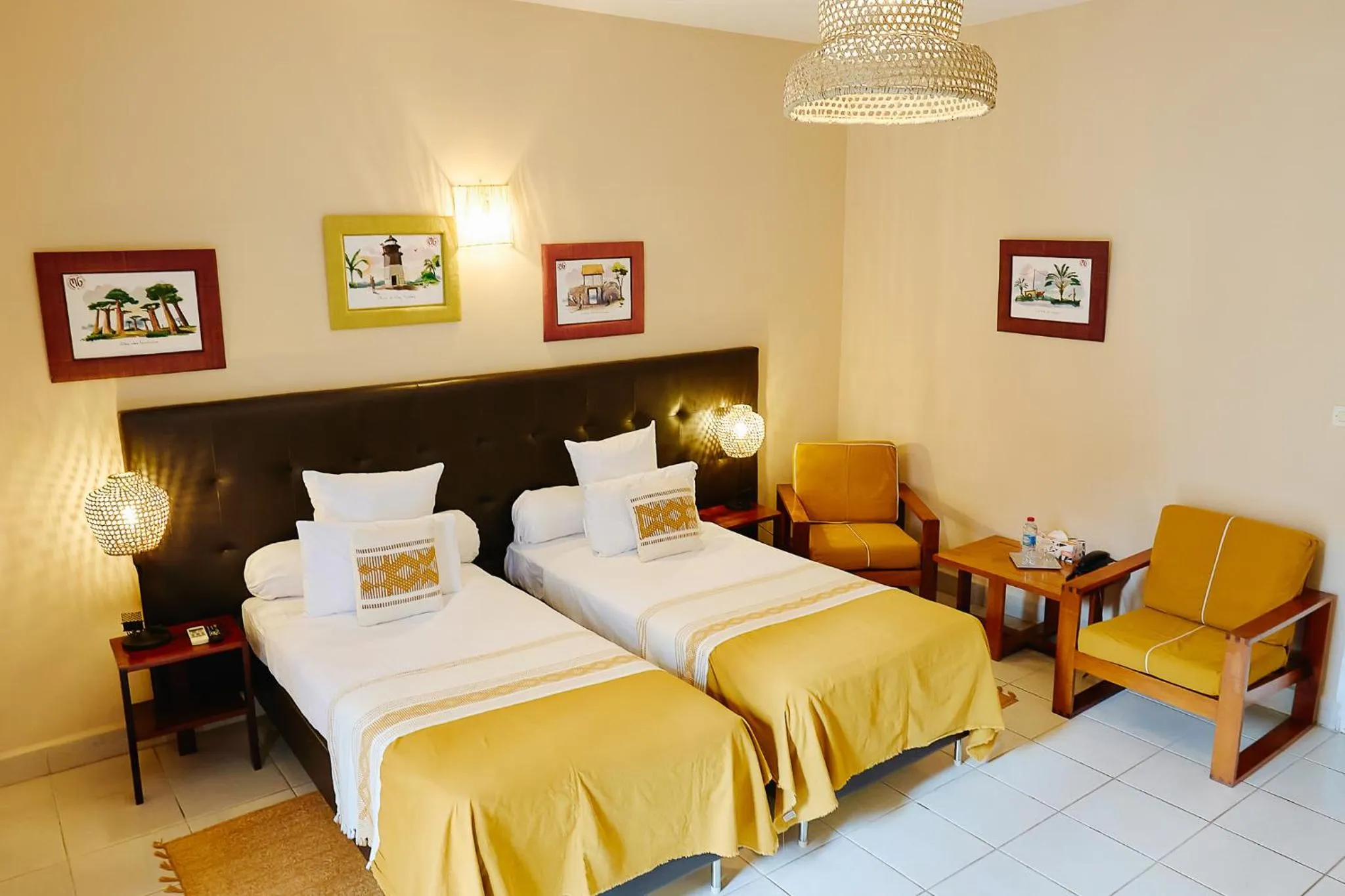 Bedroom, Bed in Relais des Plateaux & Spa– Ivato International Airport