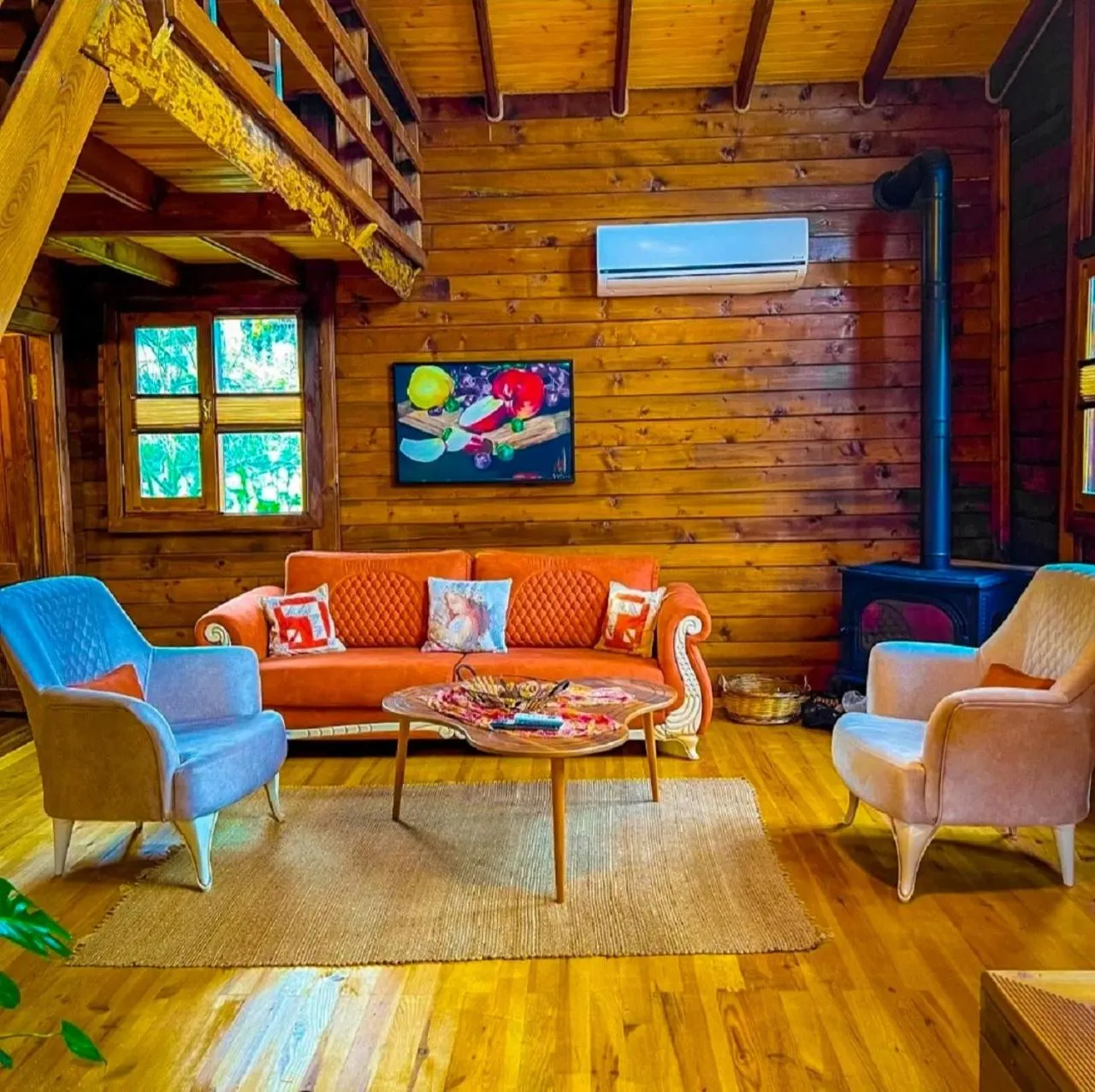 Living room in Sapanca Şeker Bungalov