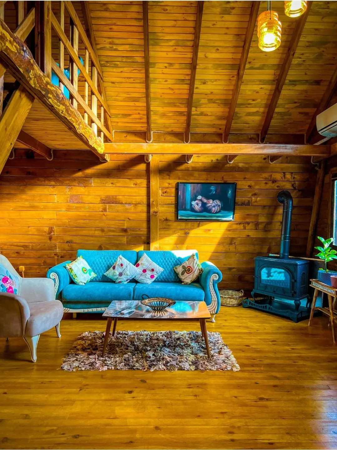Living room in Sapanca Şeker Bungalov