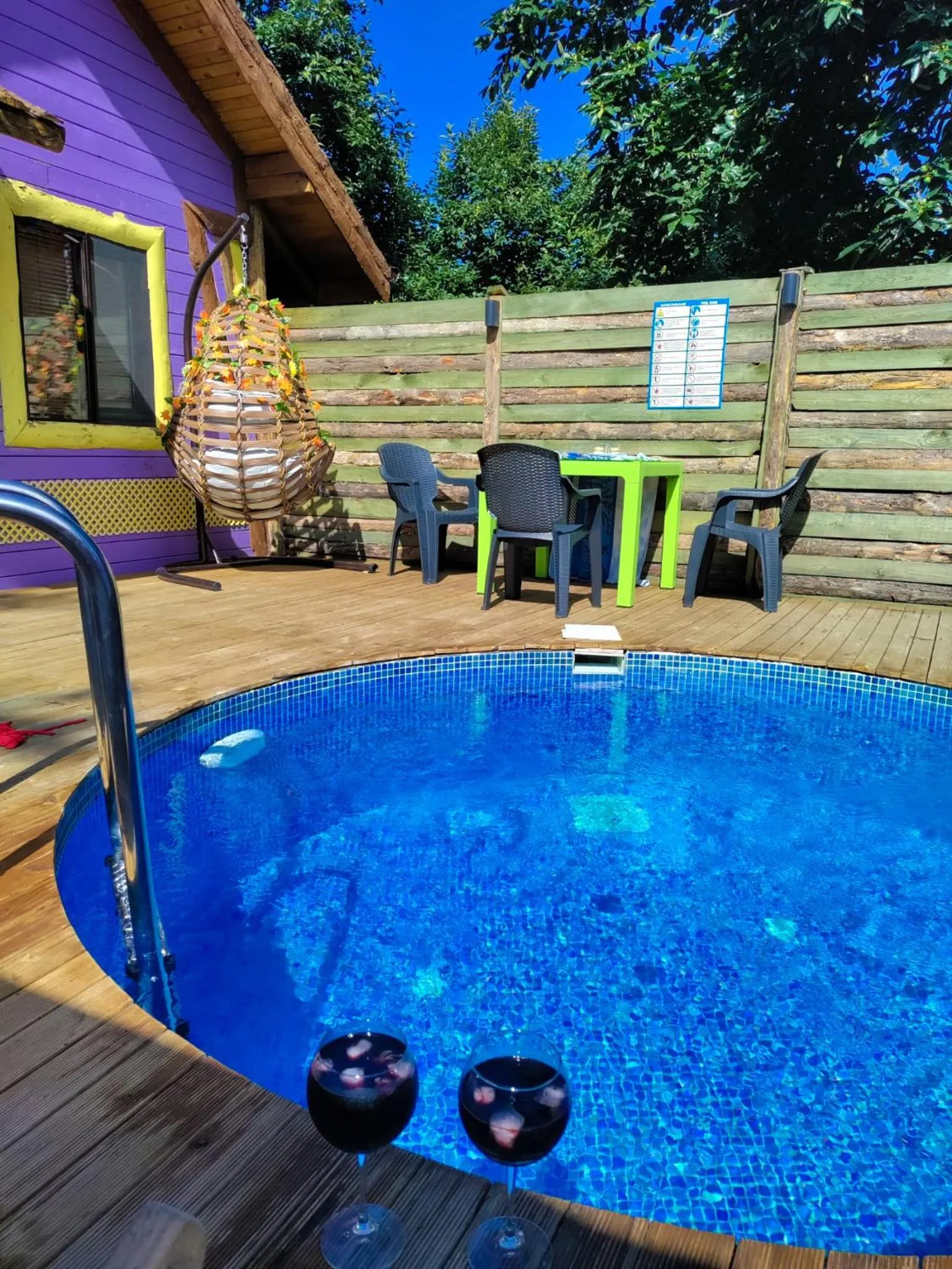 Swimming pool in Sapanca Şeker Bungalov