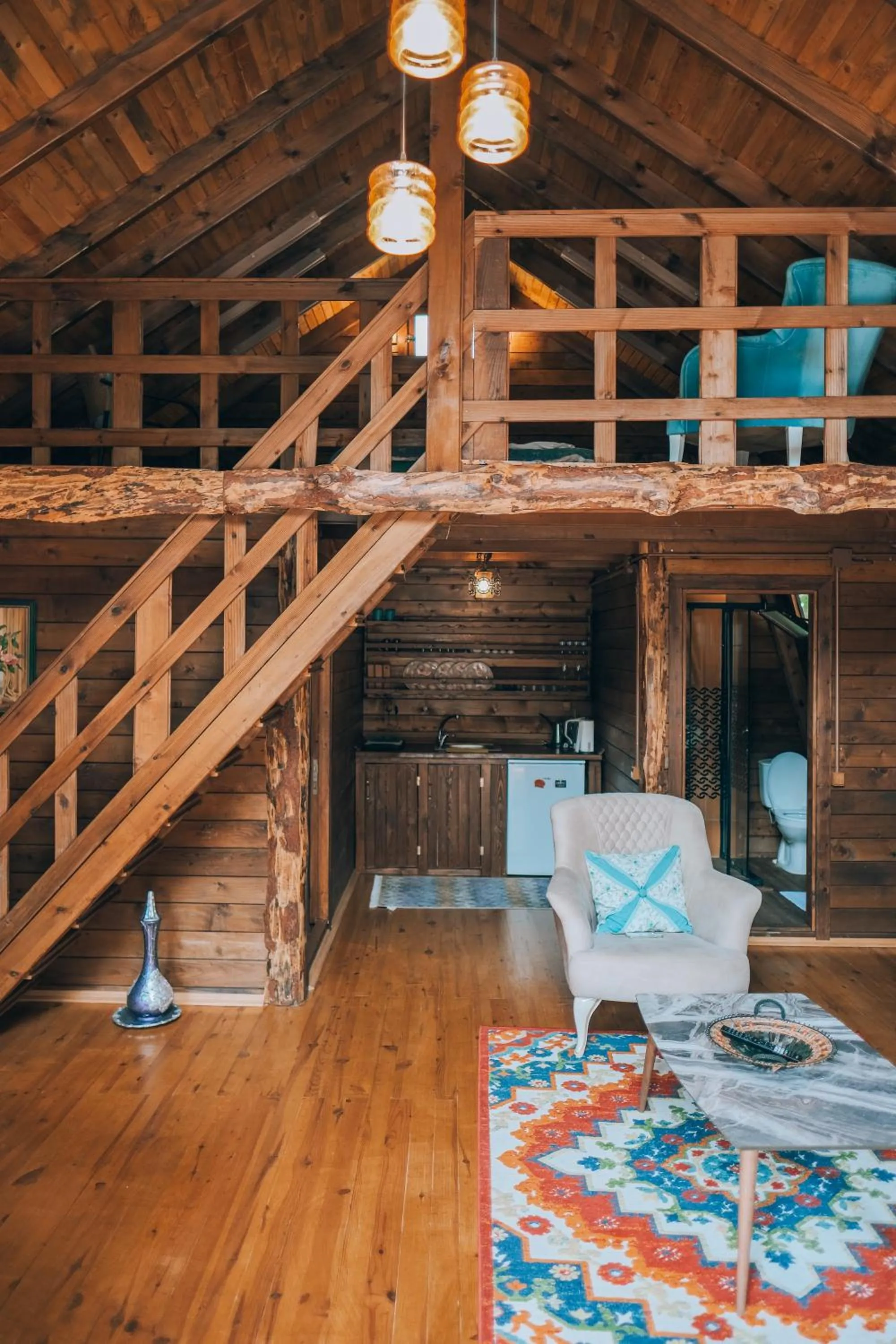 Living room in Sapanca Şeker Bungalov