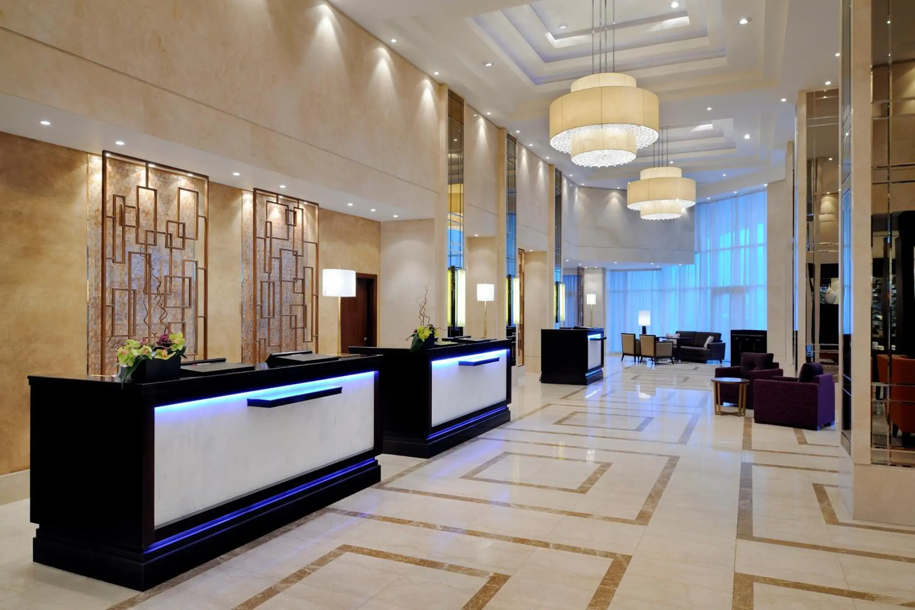 Lobby or reception in SAAD Hotel Astana Lobby or reception in SAAD Hotel Astana