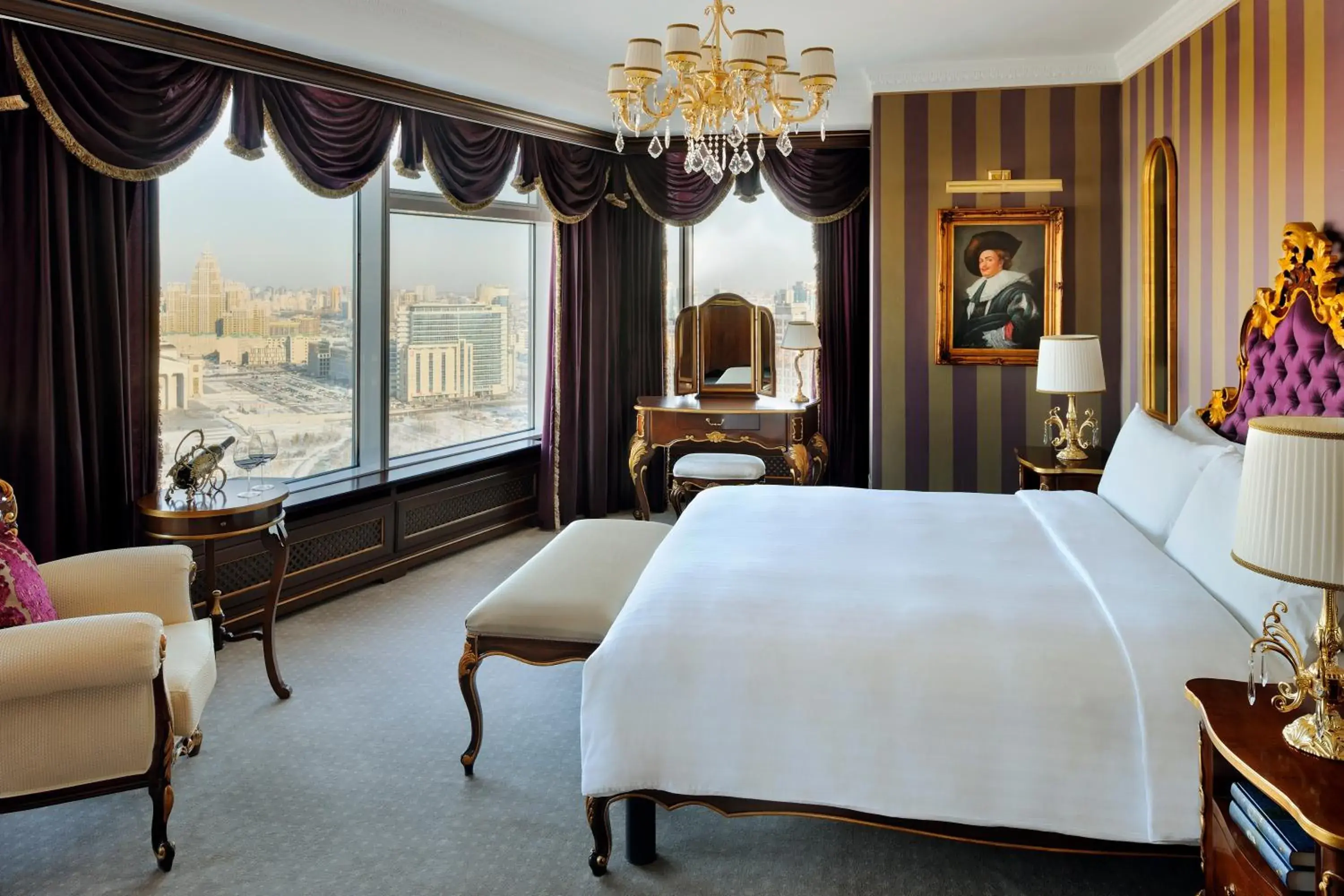 Bed in SAAD Hotel Astana Bed in SAAD Hotel Astana