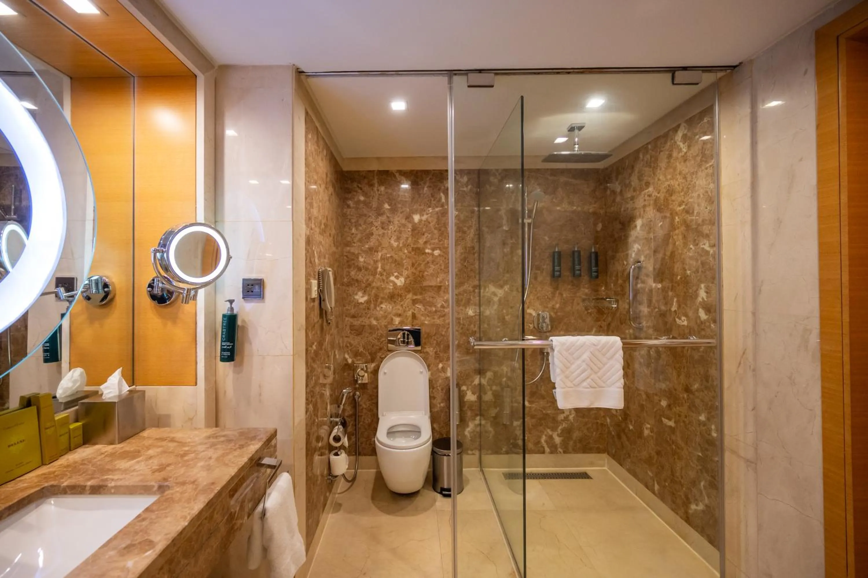 Toilet in DoubleTree by Hilton Hotel Riyadh - Al Muroj Business Gate