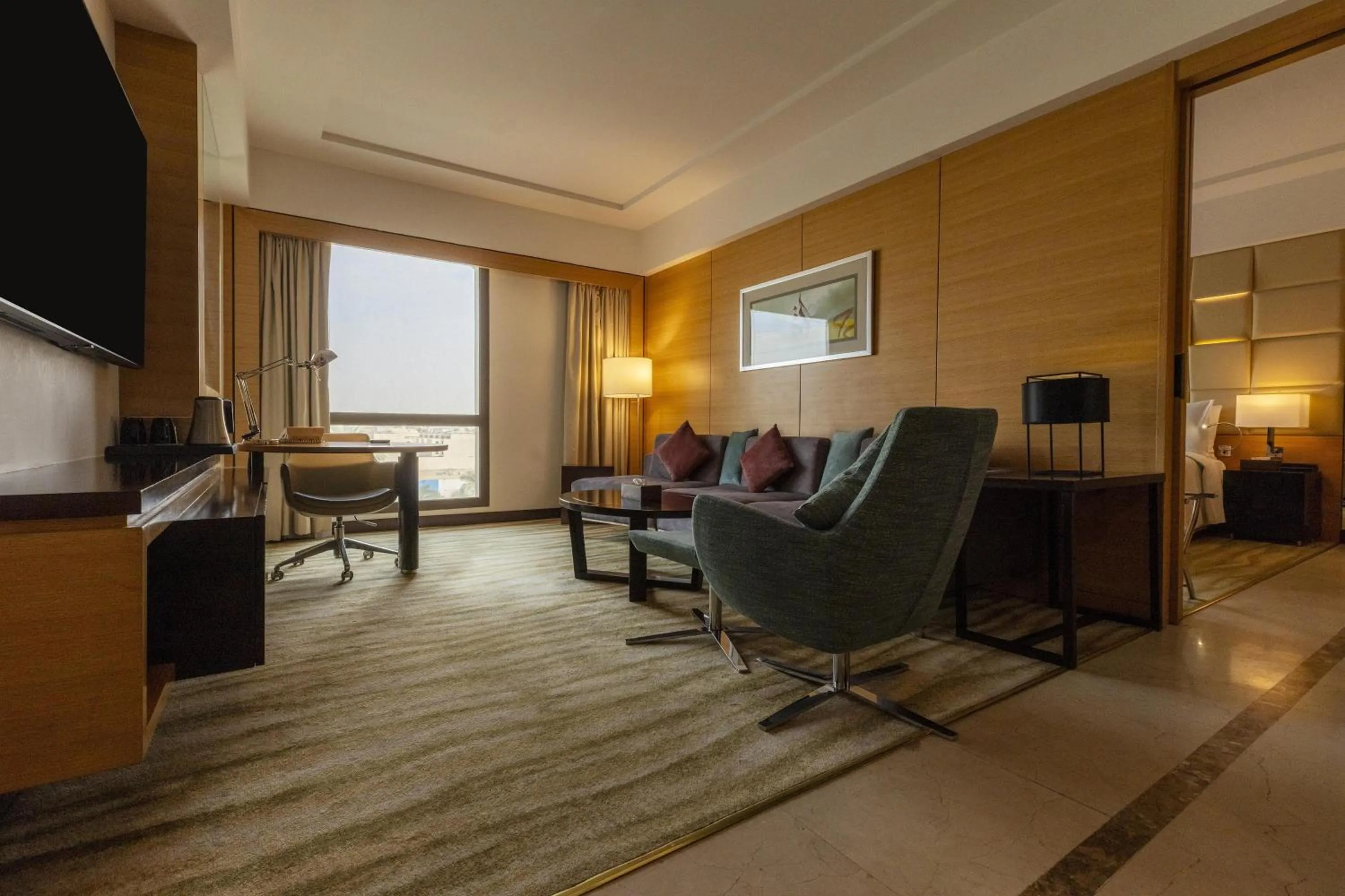 Living room in DoubleTree by Hilton Hotel Riyadh - Al Muroj Business Gate