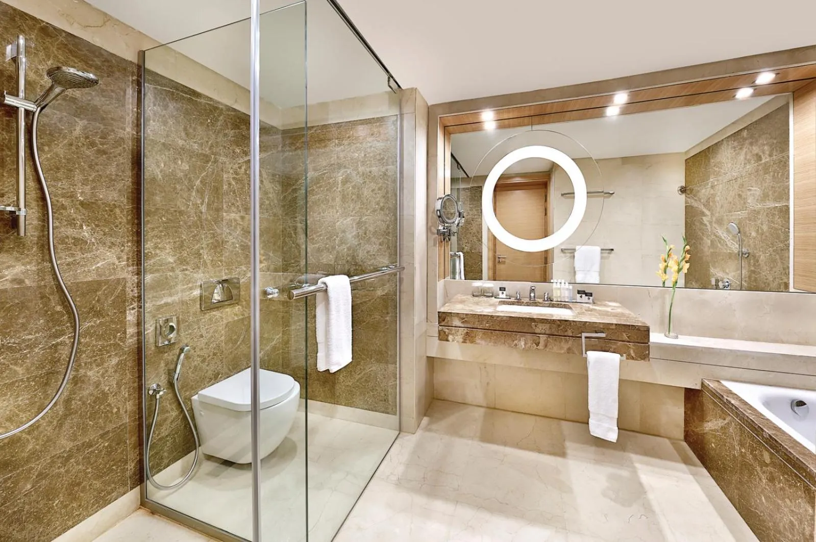 Bathroom in DoubleTree by Hilton Hotel Riyadh - Al Muroj Business Gate