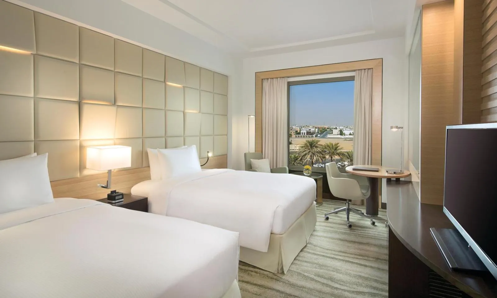 Bed in DoubleTree by Hilton Hotel Riyadh - Al Muroj Business Gate