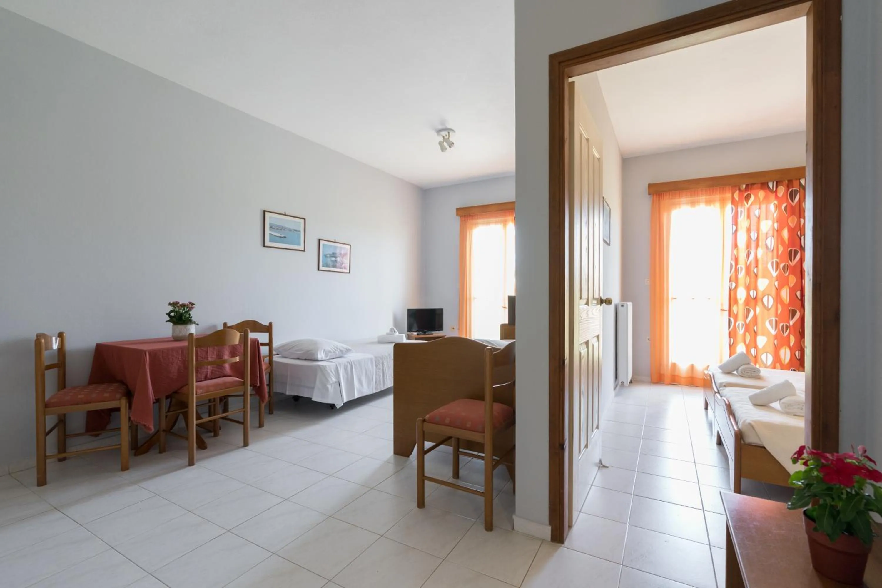Bed in Ammousa Hotel Apartments