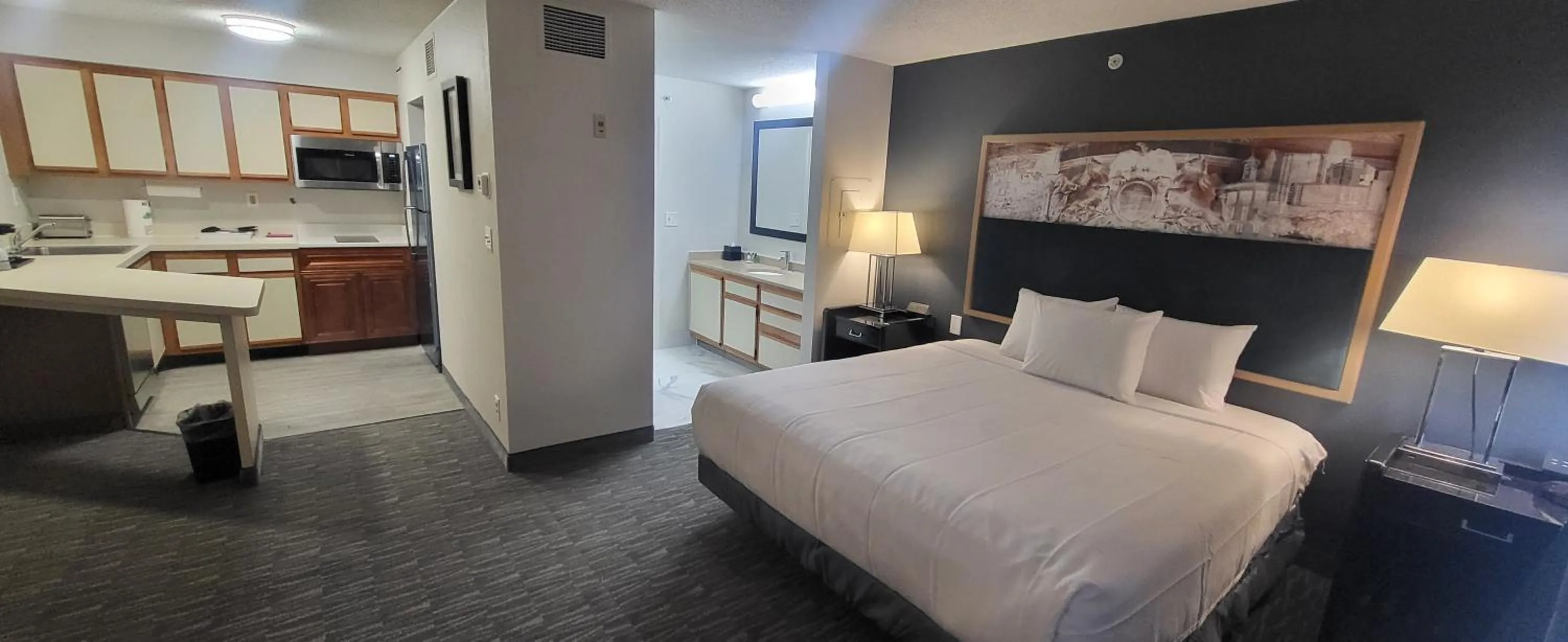 Bed in Philadelphia Suites at Airport - An Extended Stay Hotel