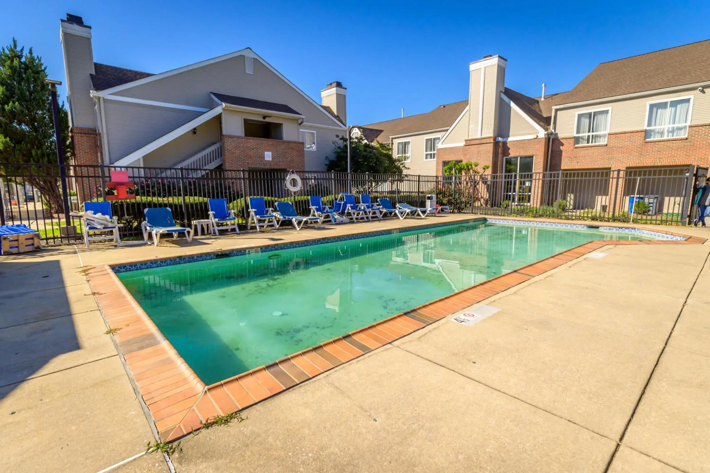Pool view in Philadelphia Suites at Airport - An Extended Stay Hotel Pool view in Philadelphia Suites at Airport - An Extended Stay Hotel