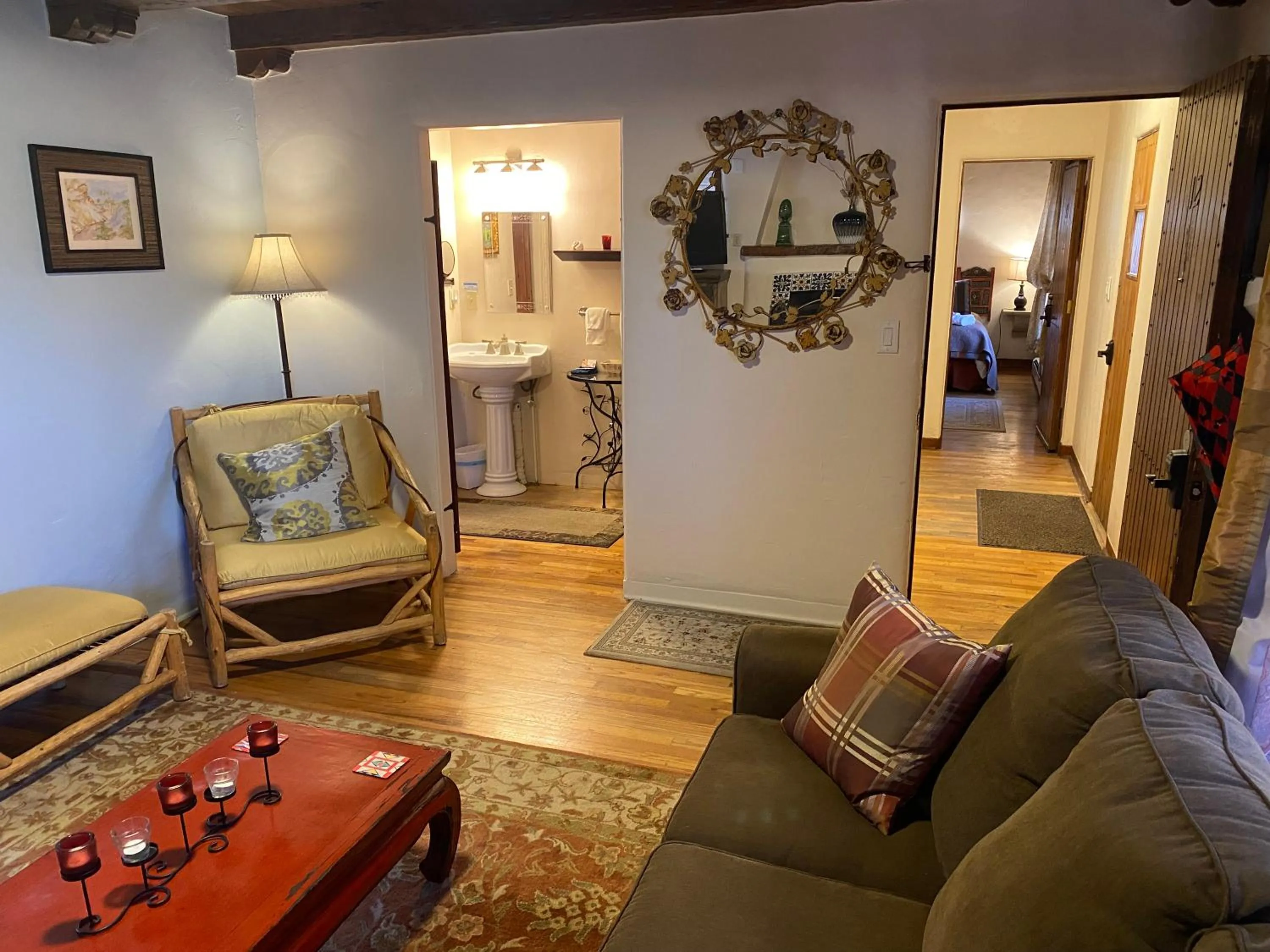 Living room in Casa de Tres Lunas/House of Three Moons