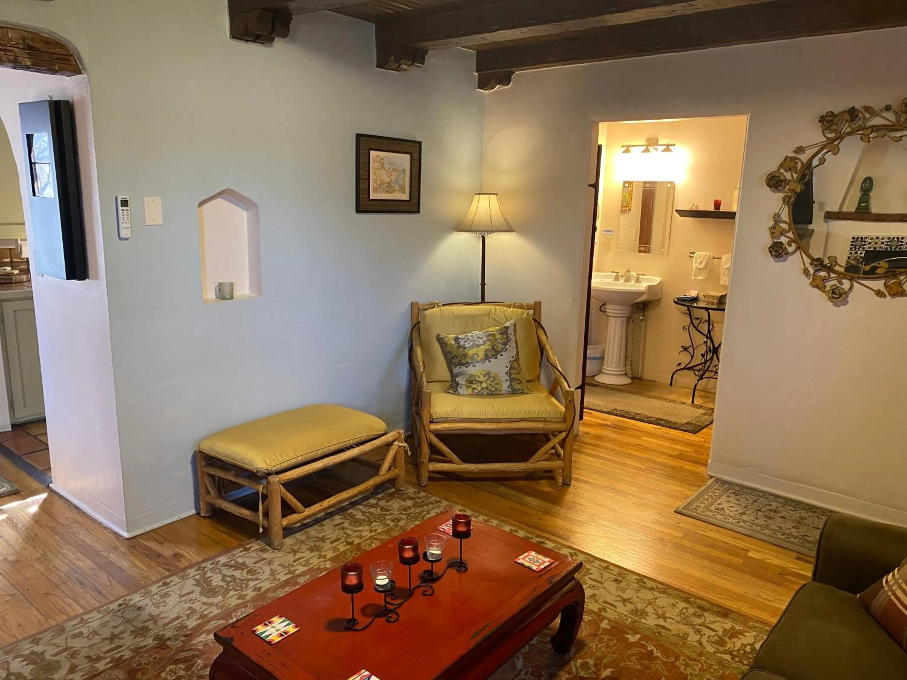 Living room in Casa de Tres Lunas/House of Three Moons