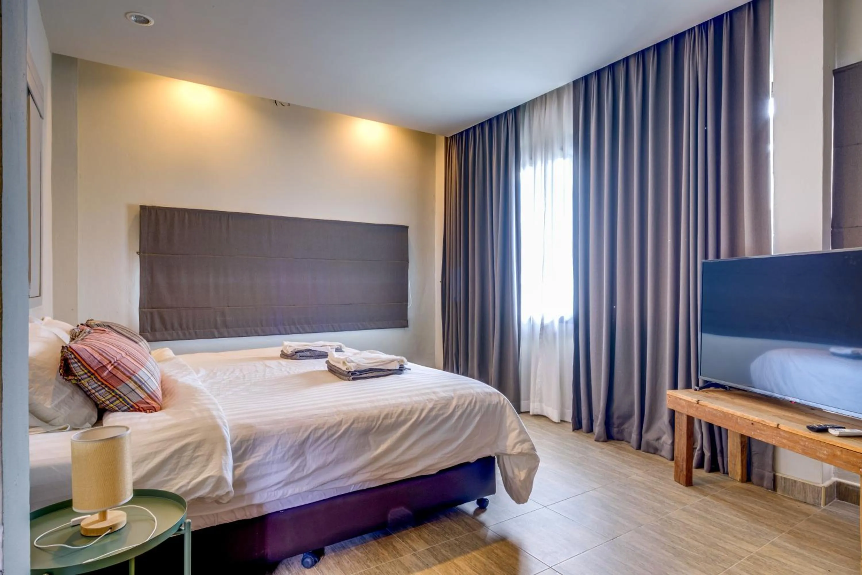 Bed in Artisan koh yao yai handcraft beachfront villas.