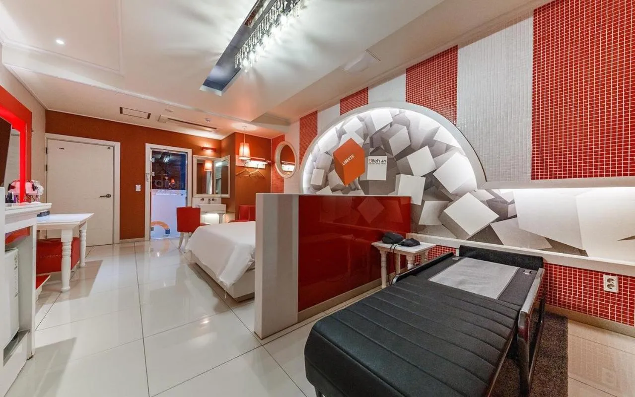 Bed in Olle Business Hotel