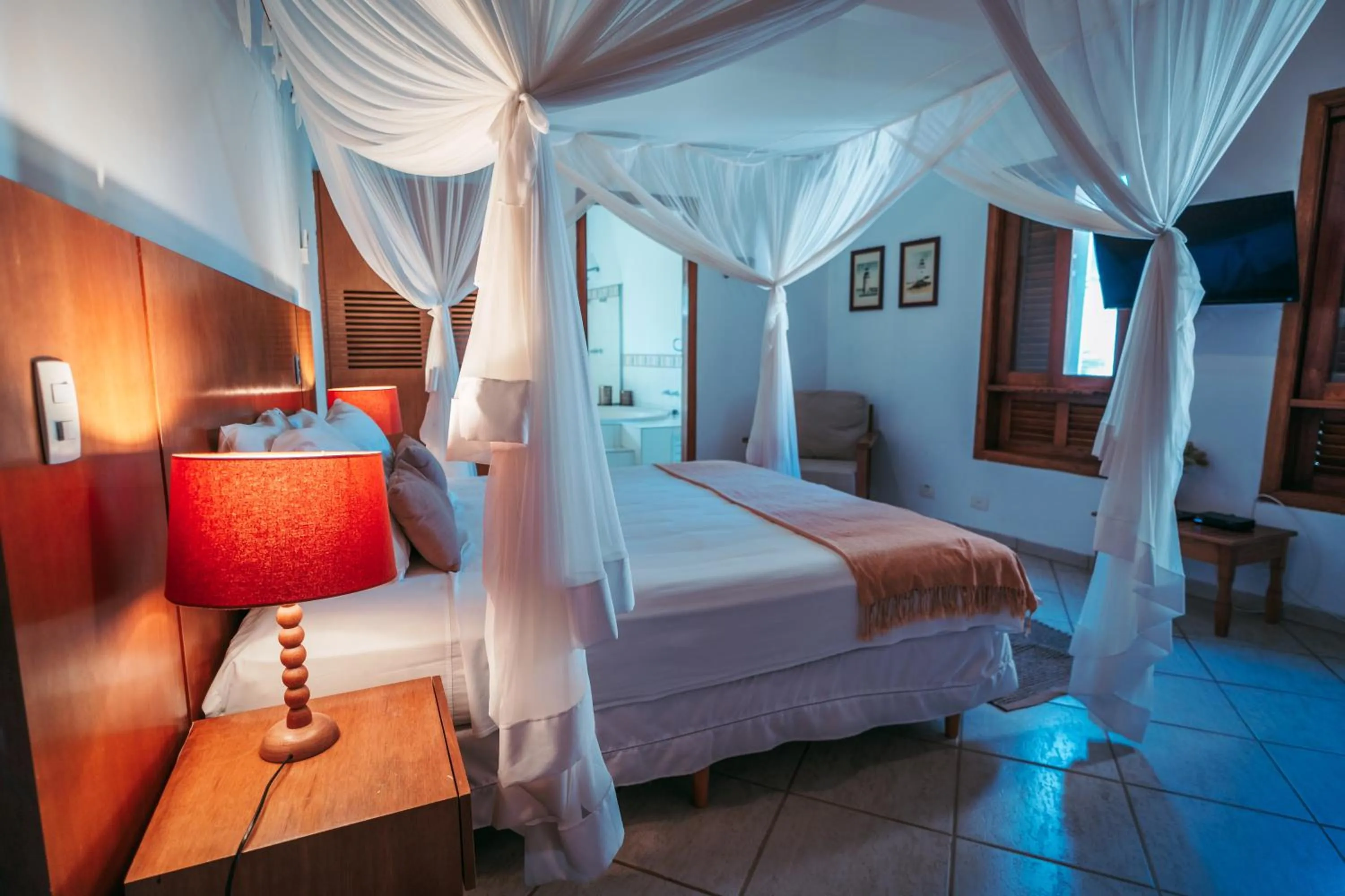 Bed in Pousada Brigitte