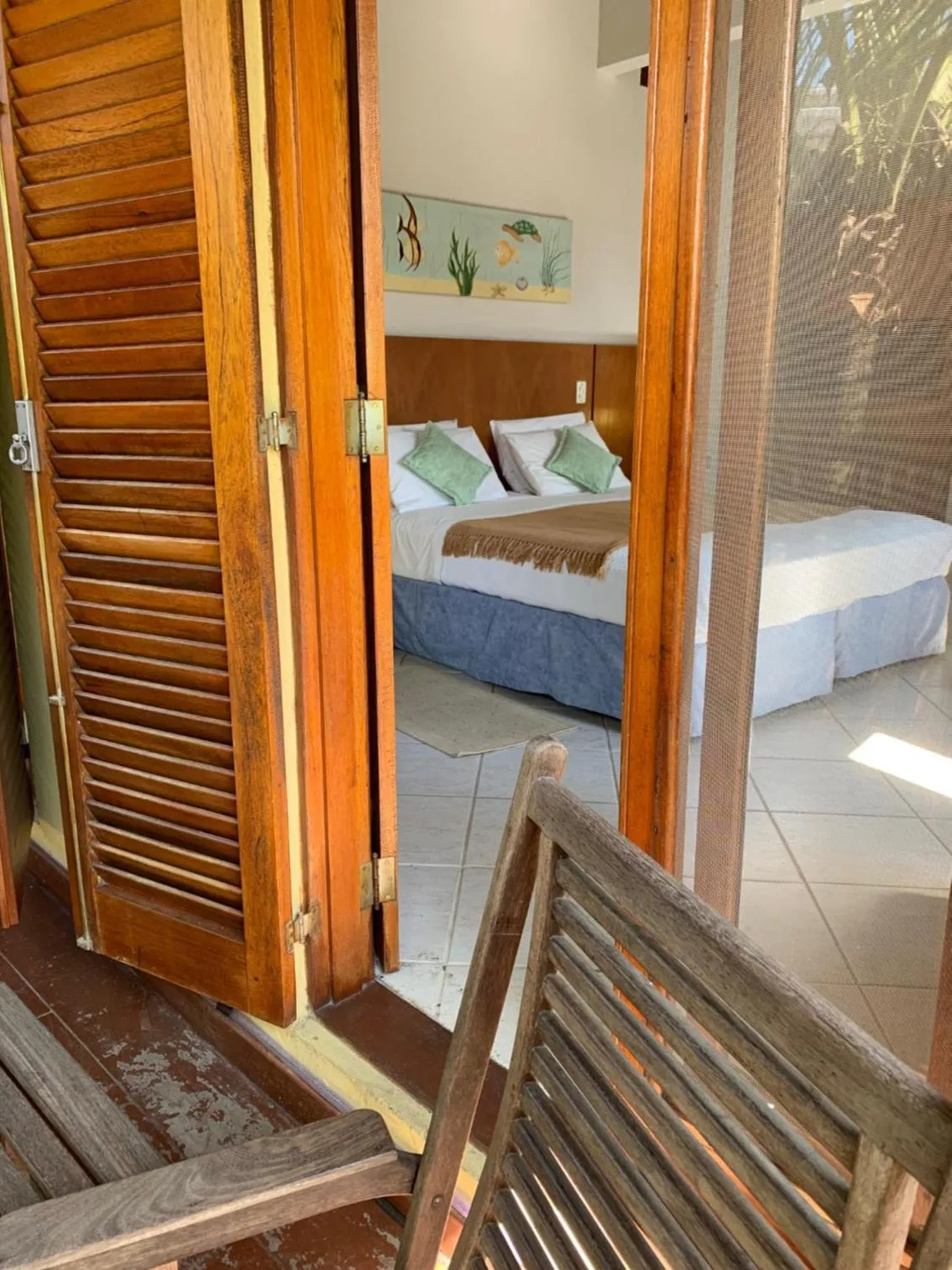 Bed in Pousada Brigitte