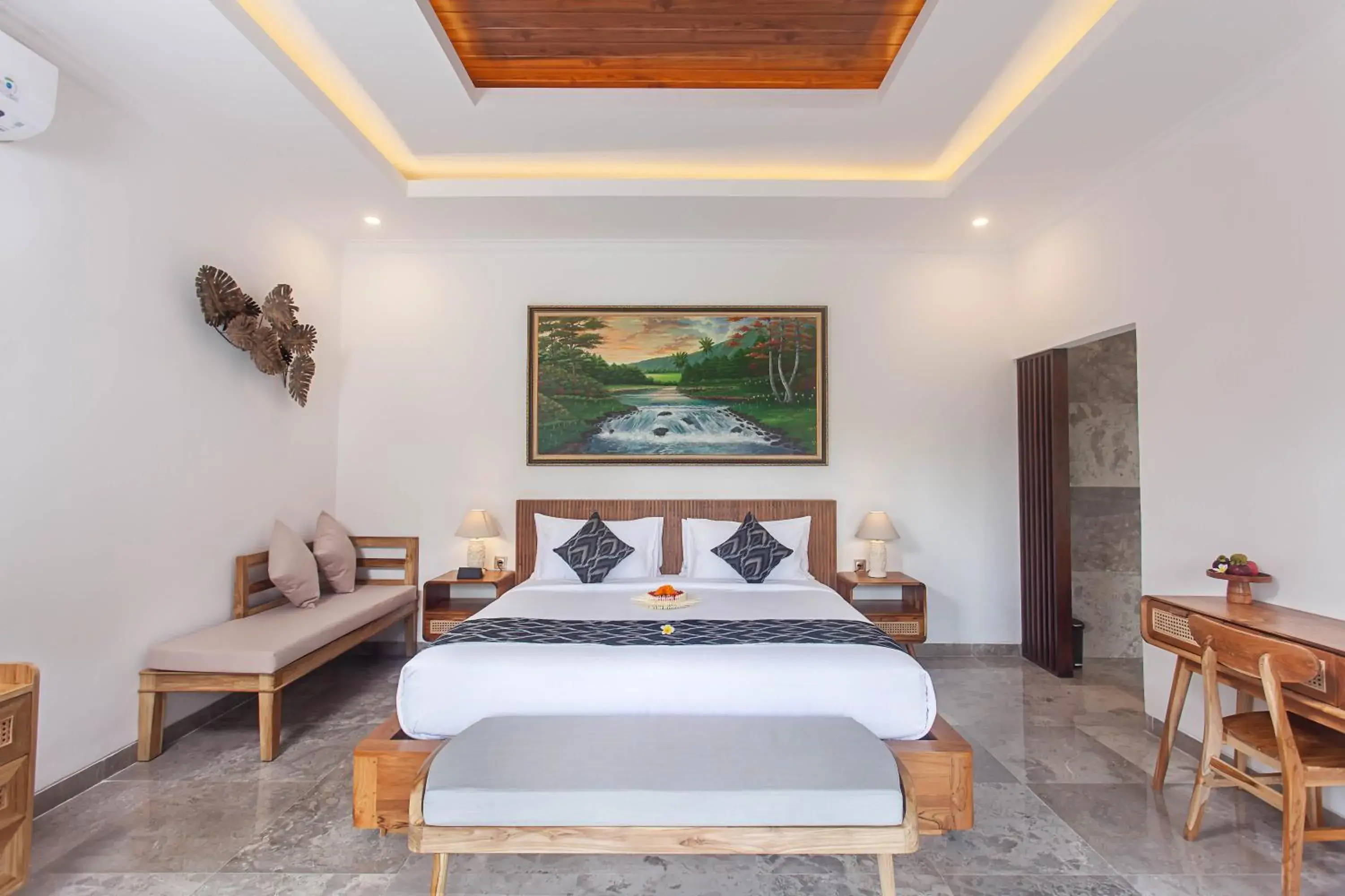 Bed in Arvanya Villa Ubud Bed in Arvanya Villa Ubud
