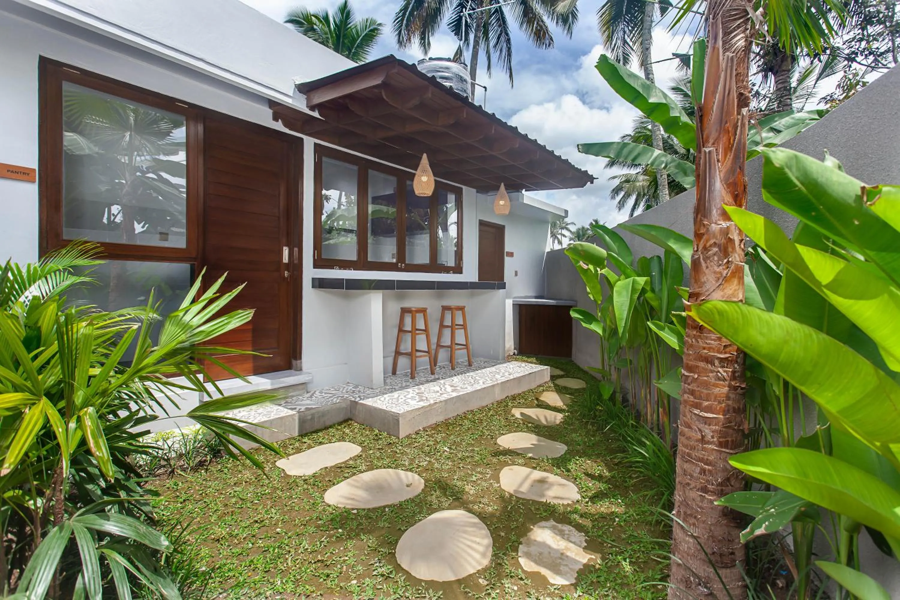 kitchen in Arvanya Villa Ubud