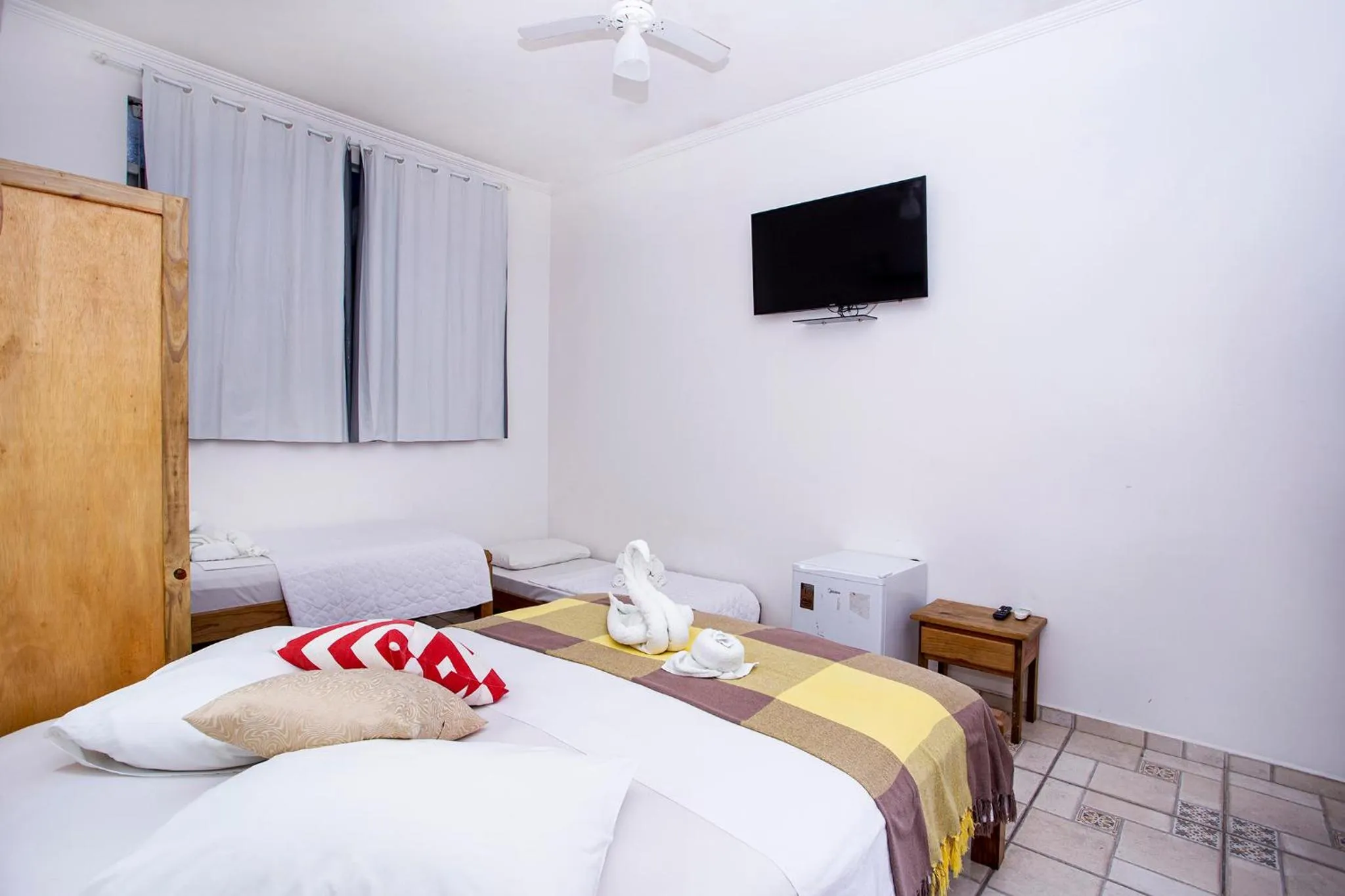 Bedroom, Bed in Pousada Vila Barequeçaba