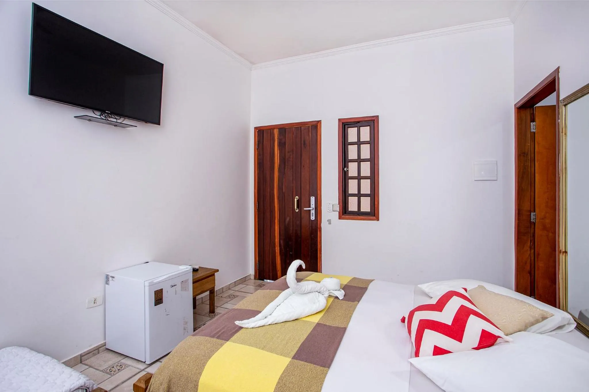 TV and multimedia, Bed in Pousada Vila Barequeçaba