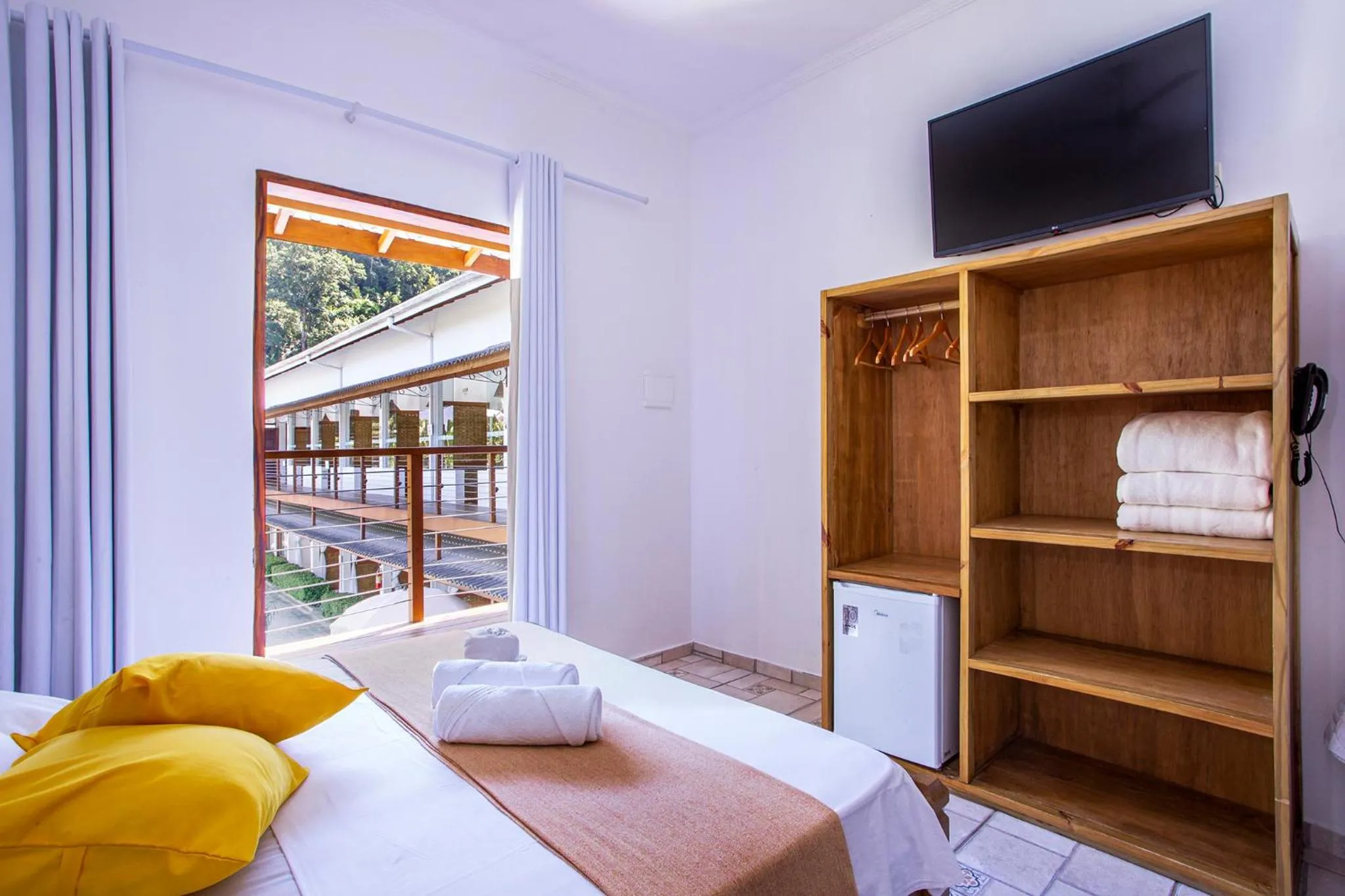 Bedroom, Bed in Pousada Vila Barequeçaba