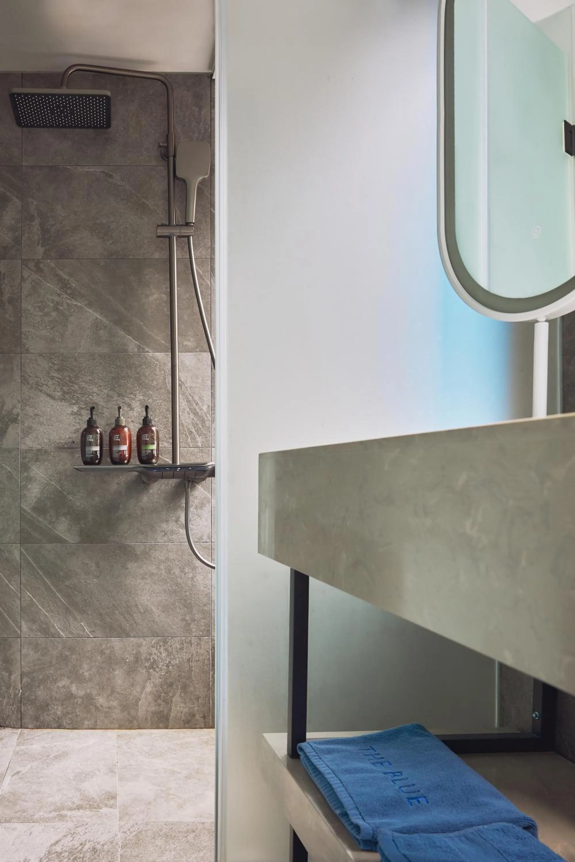 Bathroom in The Blue by Just Inn