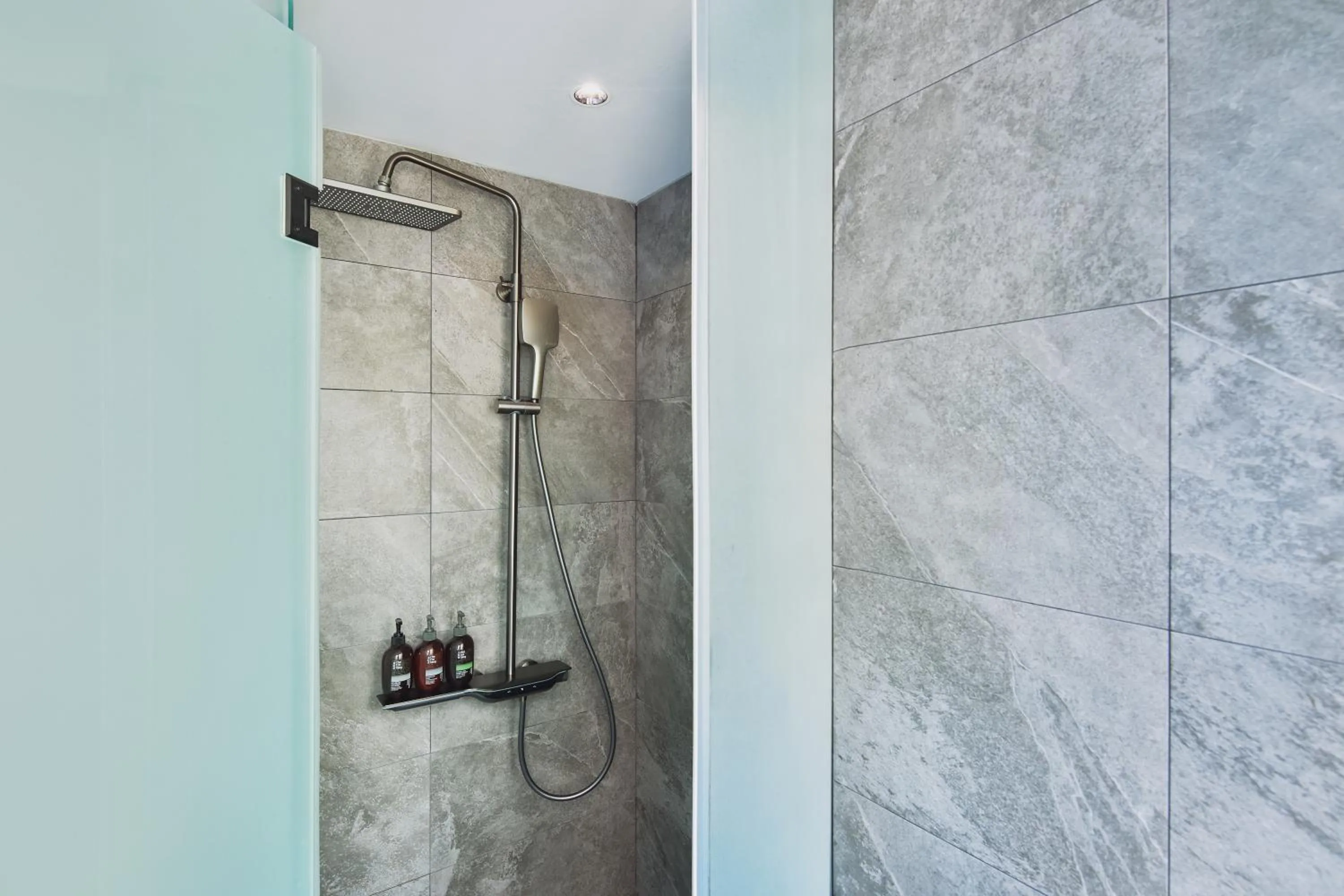 Shower in The Blue by Just Inn