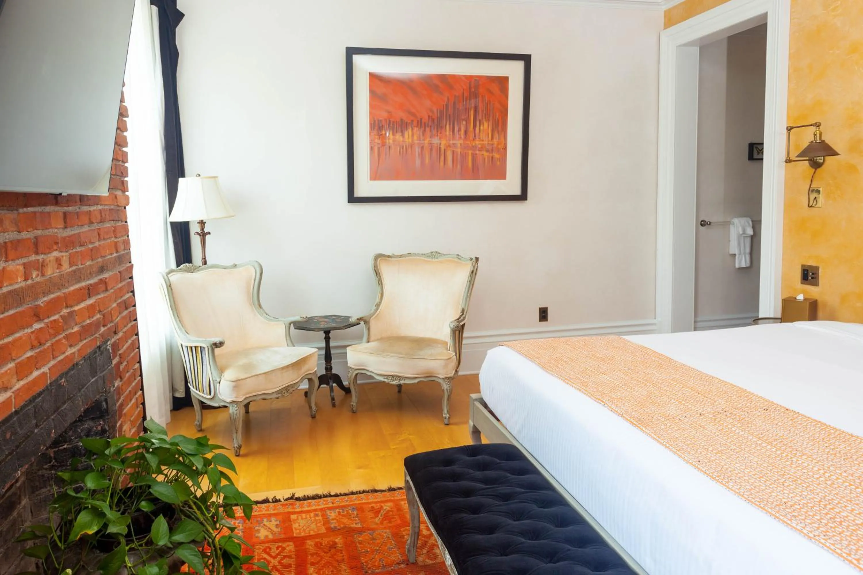 Bed in Argos Inn - Ithaca's Boutique Hotel