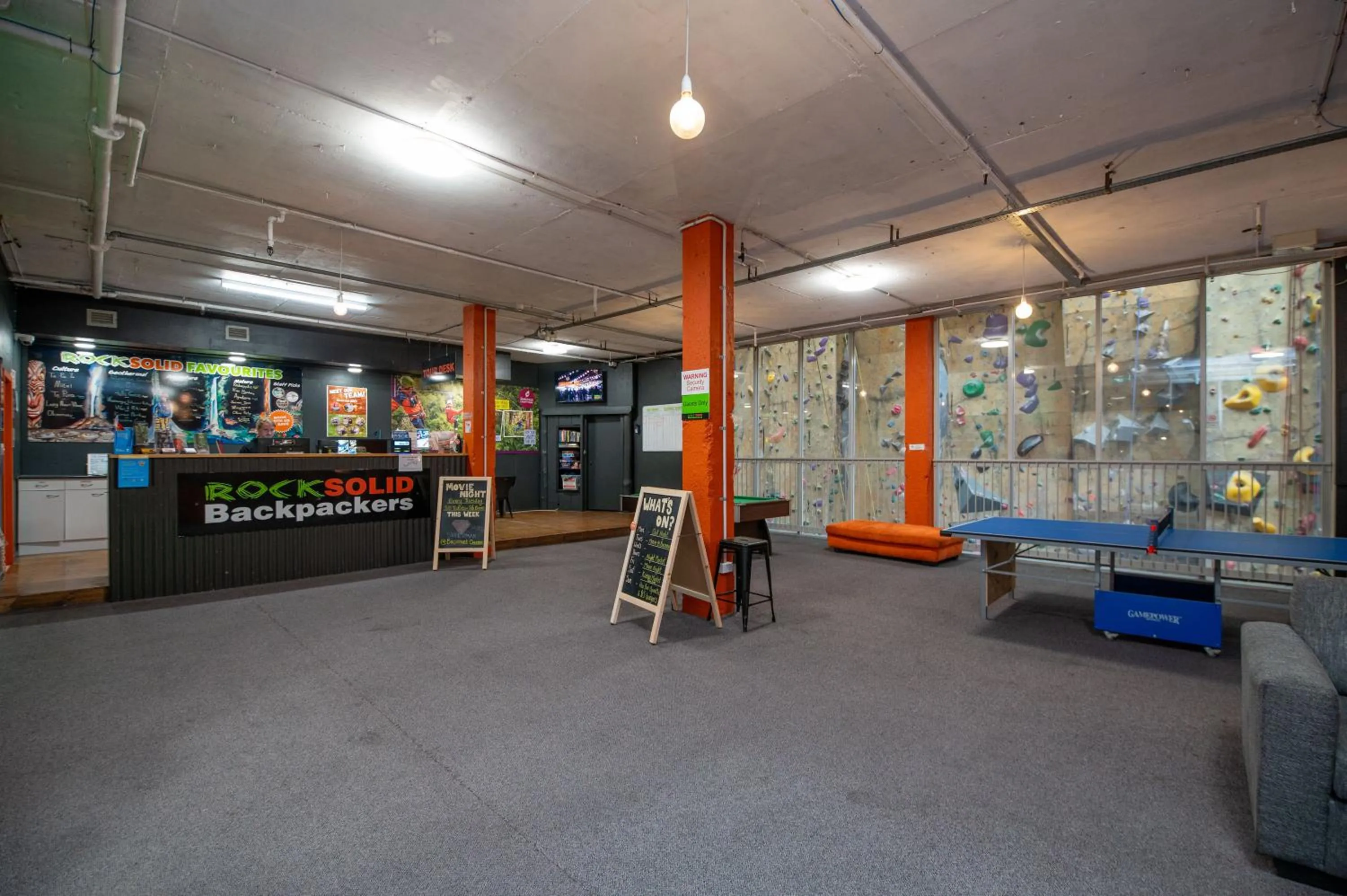 Lobby or reception in Rock Solid Backpackers Rotorua