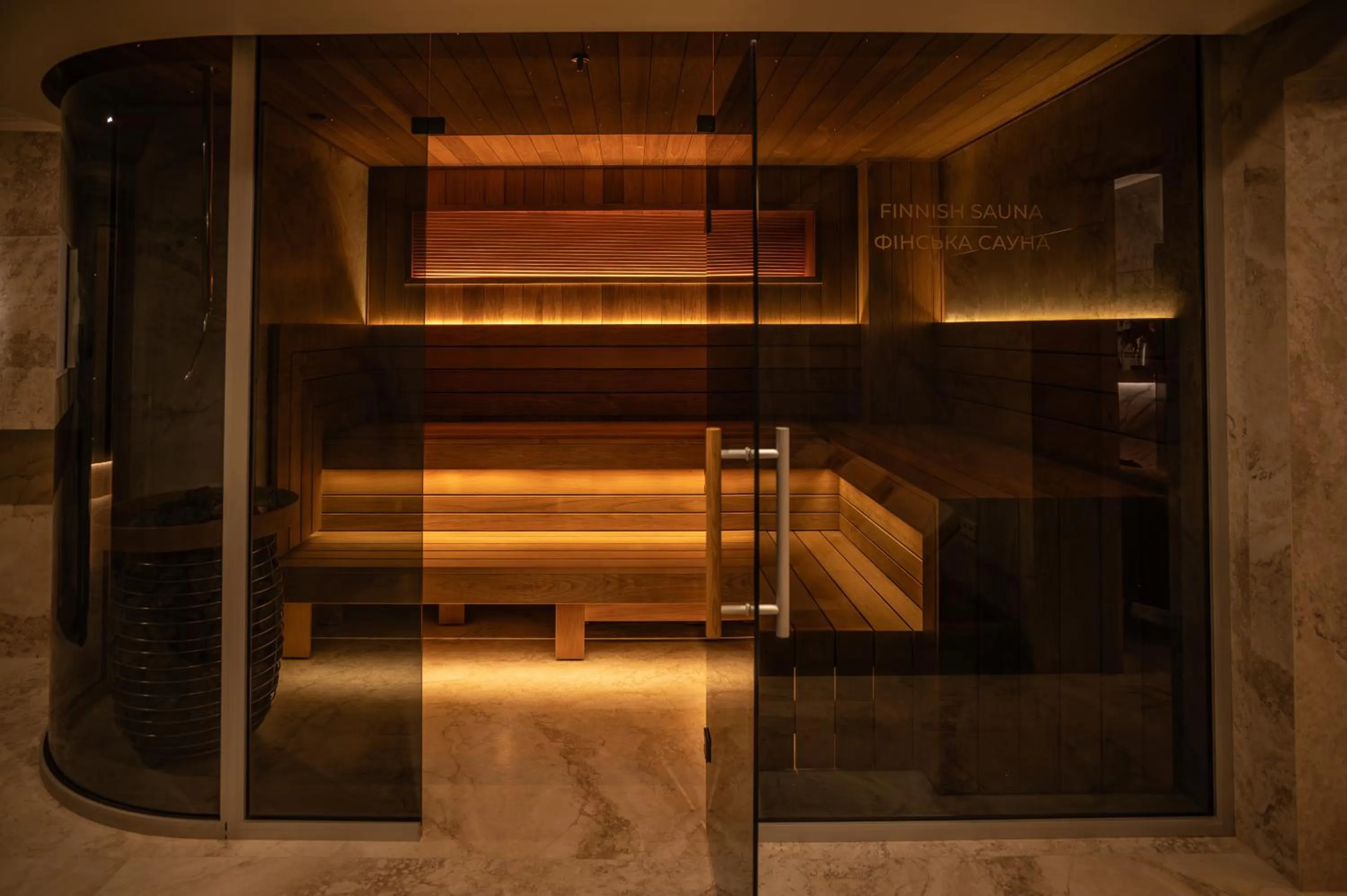 Sauna in Nadiya Palace & Wellness
