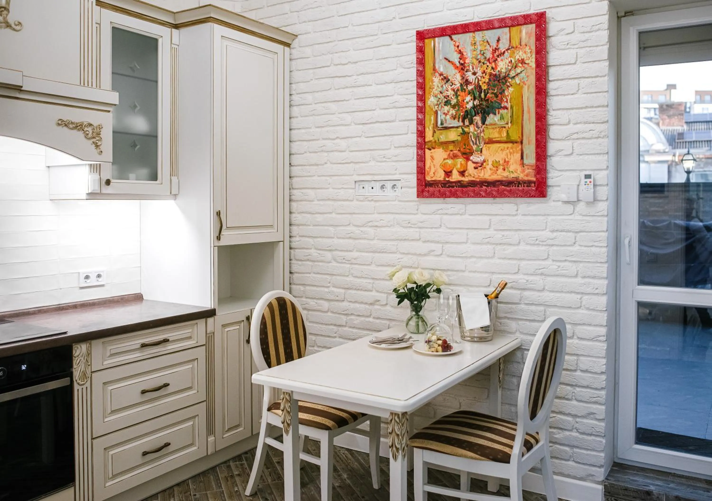 Kitchen or kitchenette in Nadiya Palace & Wellness