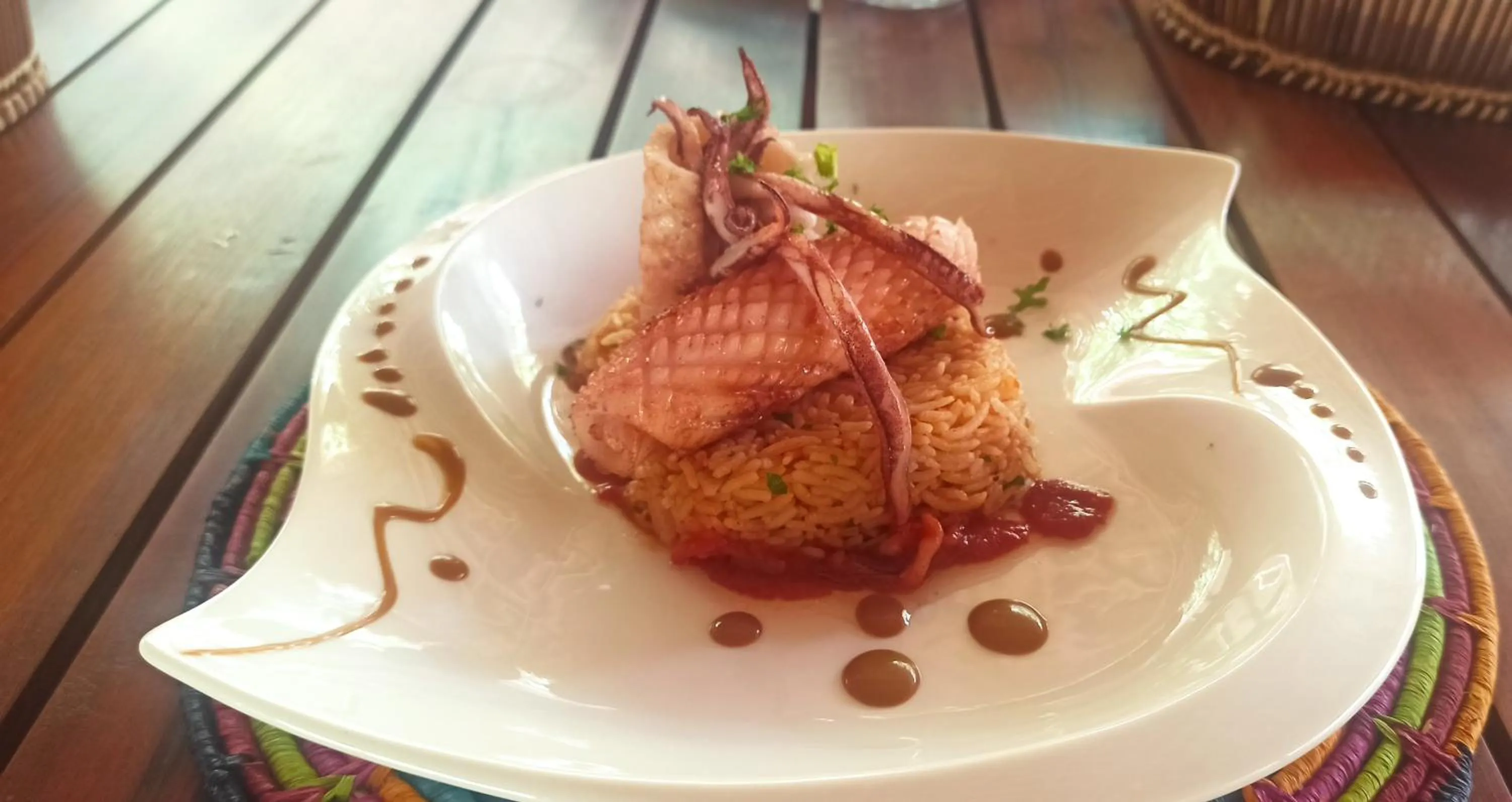 Food and drinks in Blue Sky Resort