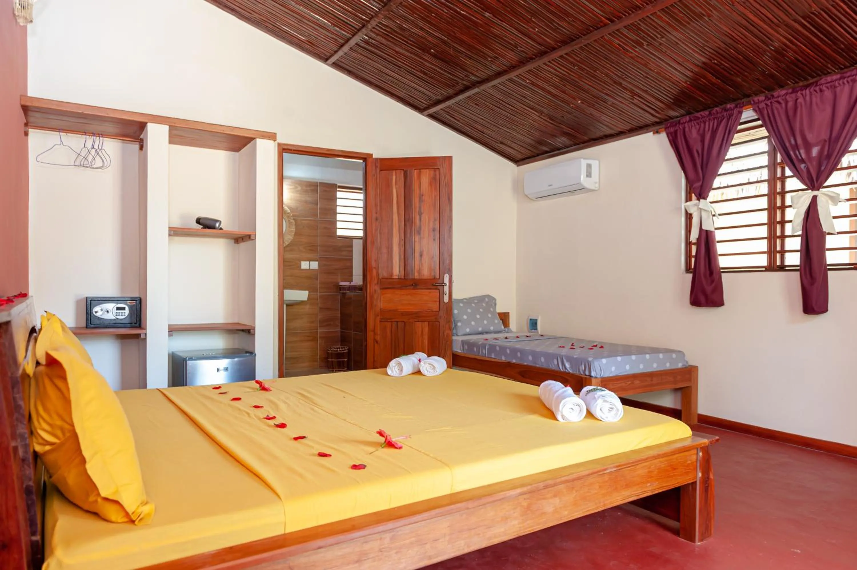 Bed in Blue Sky Resort