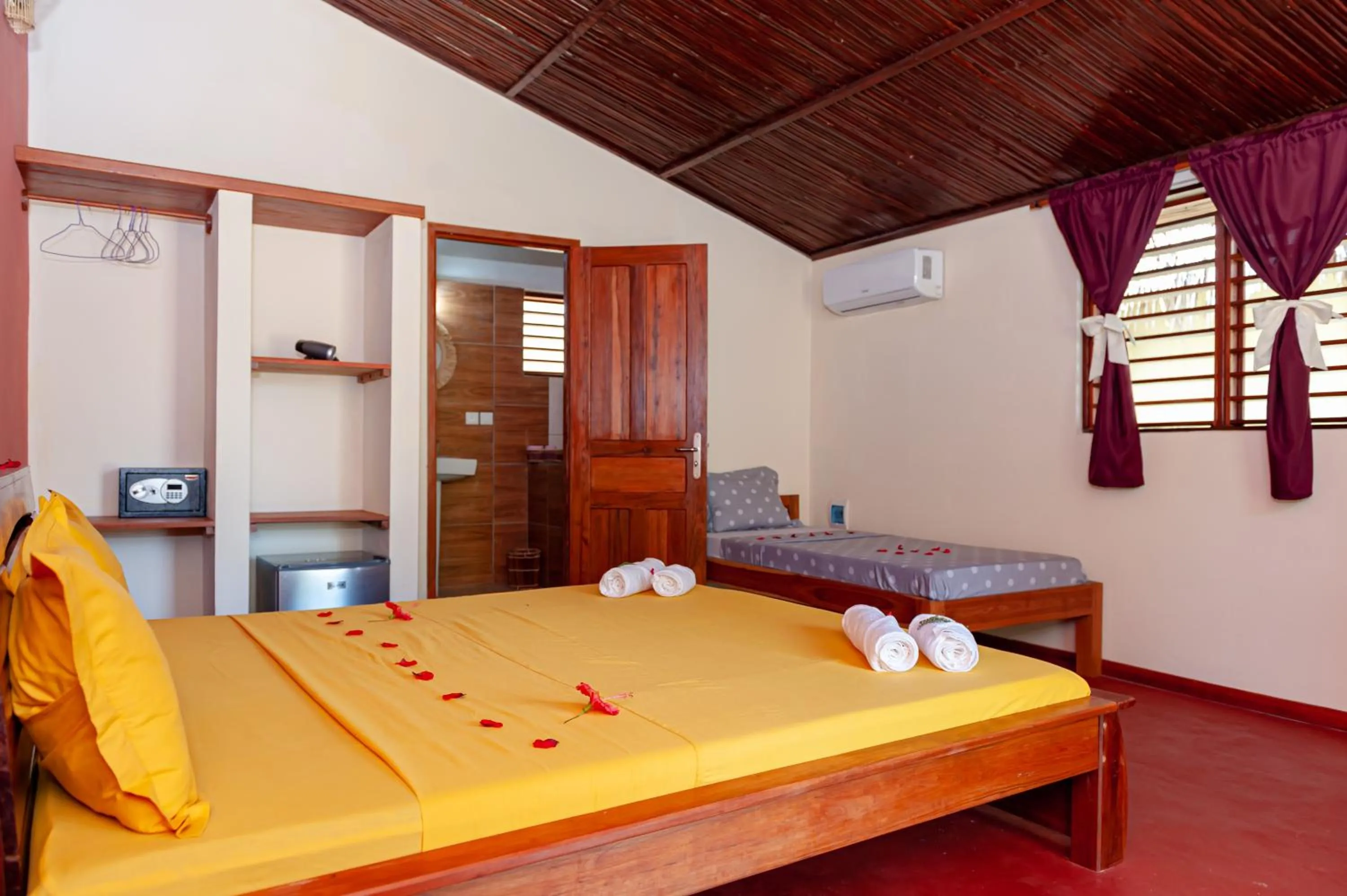 Bed in Blue Sky Resort