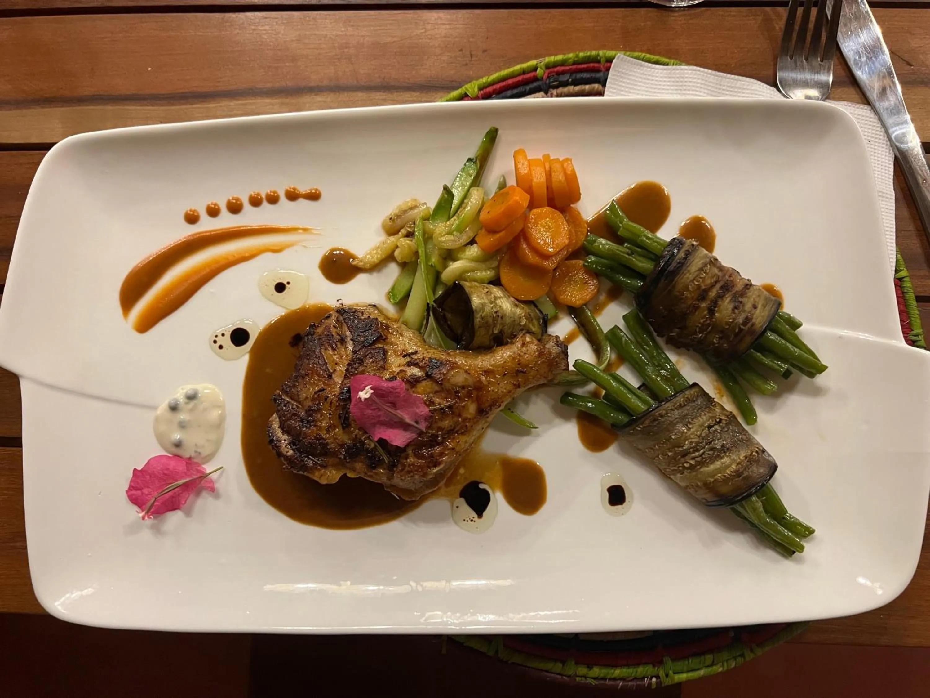 Food and drinks in Blue Sky Resort