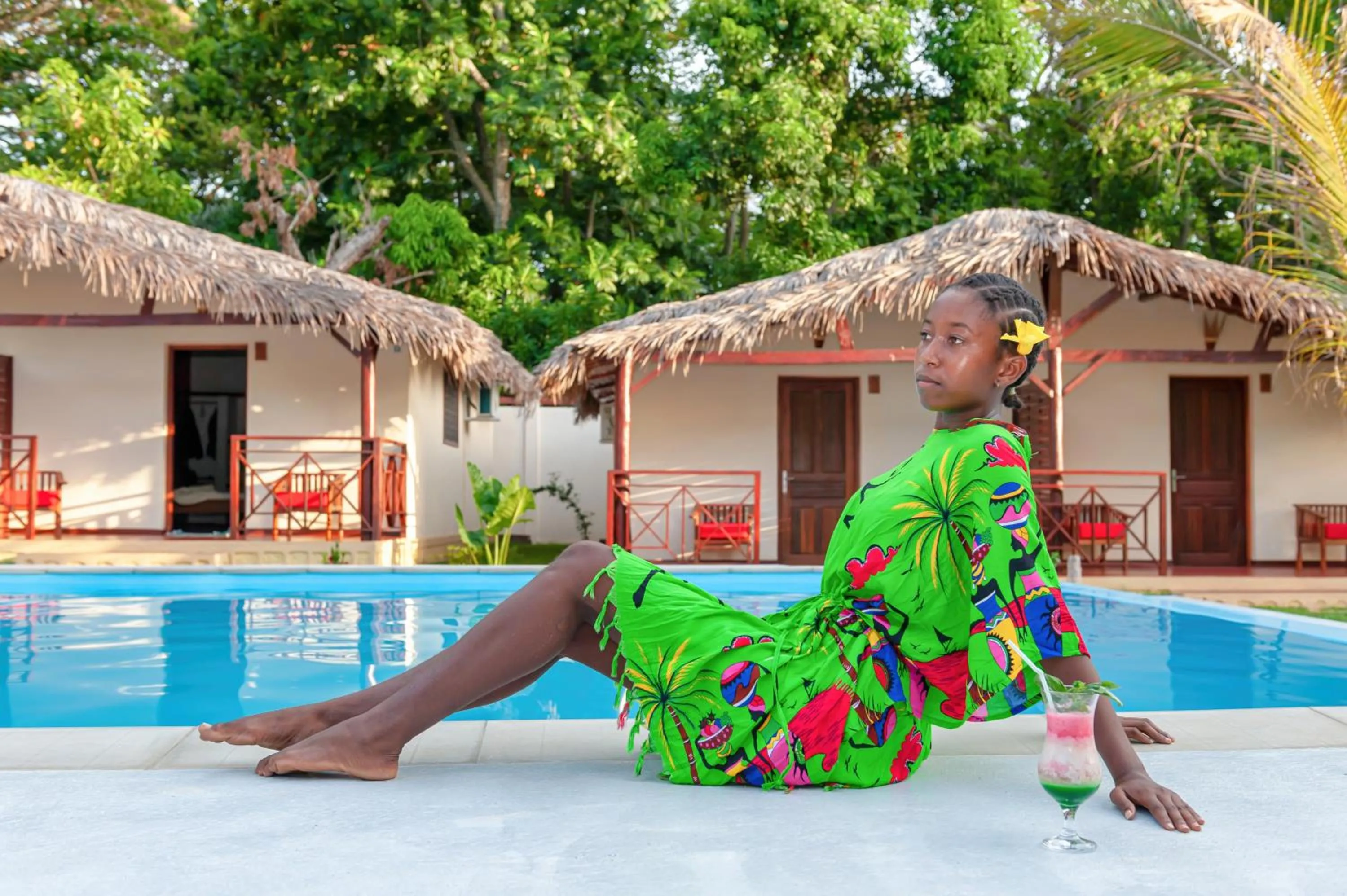 People in Blue Sky Resort