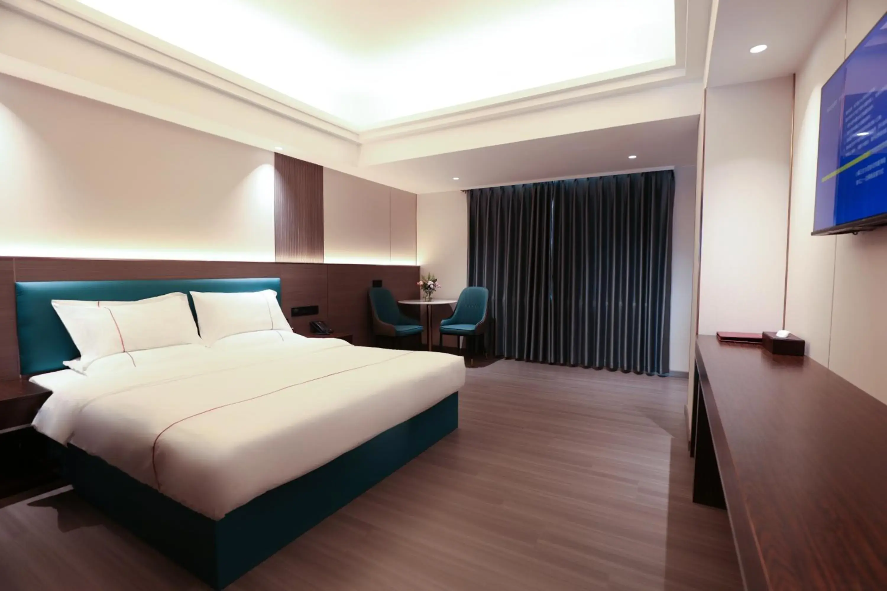 Bed in Guangzhou Meigang Hotel