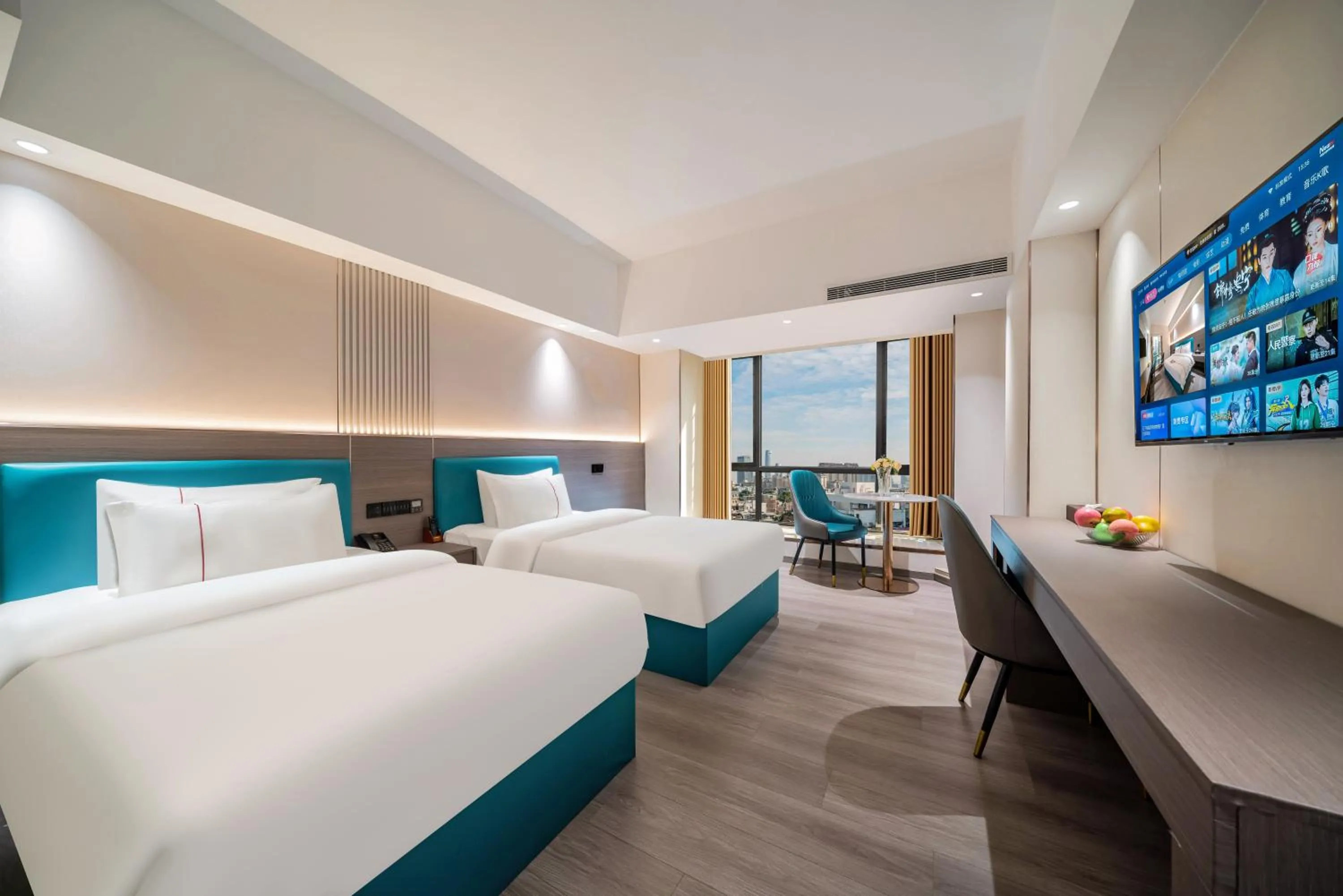 Photo of the whole room, Bed in Mei Gang Hotel