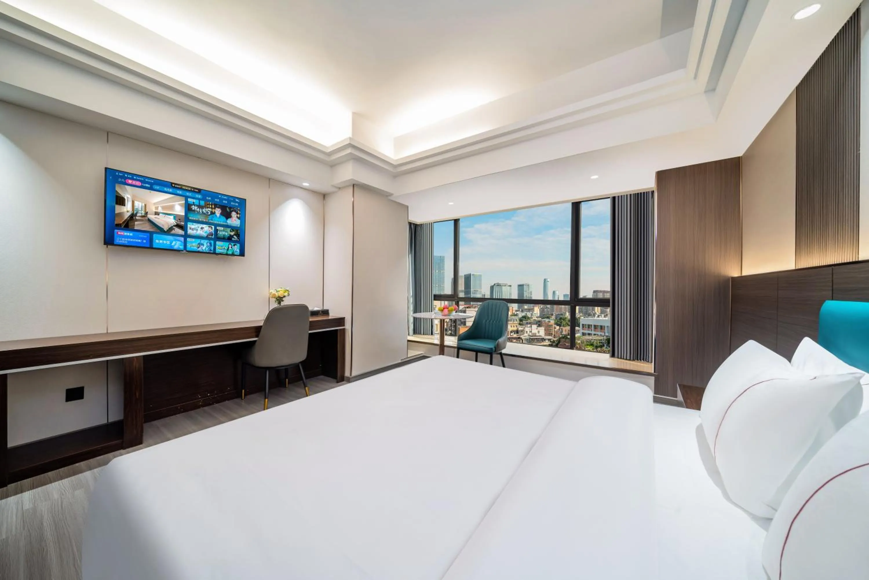 Bed in Mei Gang Hotel