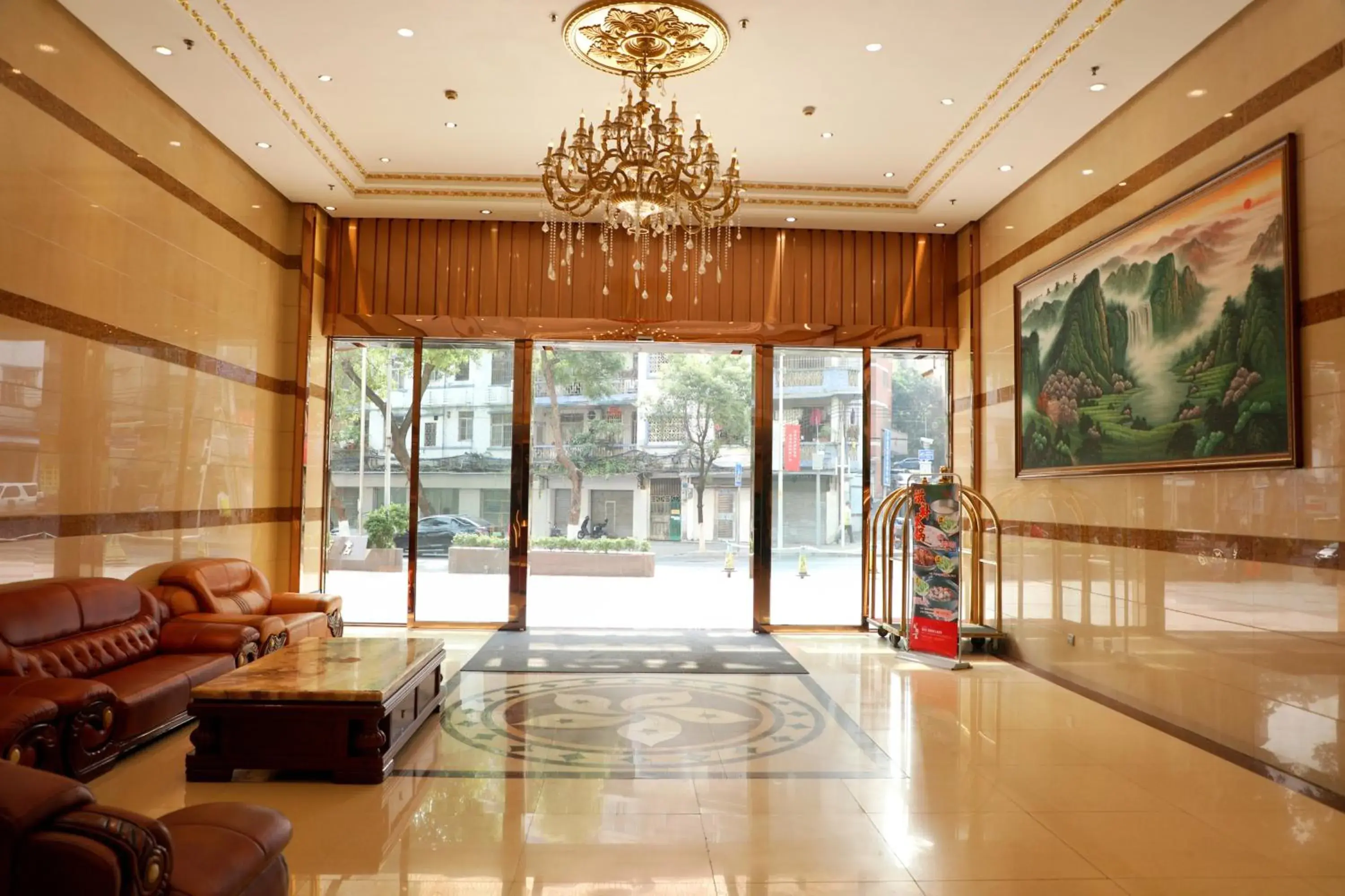 Seating area, Lobby/Reception in Guangzhou Meigang Hotel