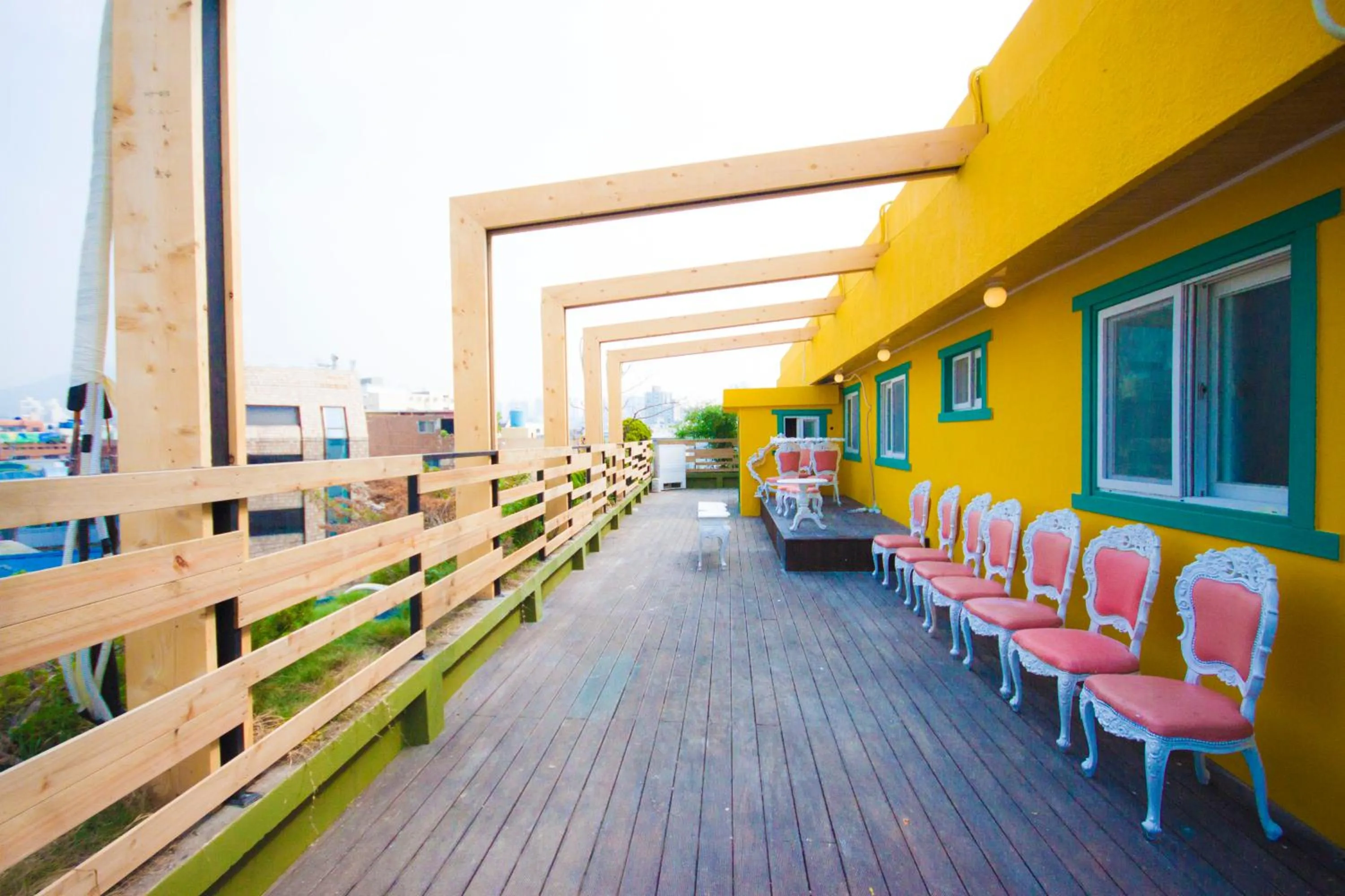 Balcony/Terrace in Calli Hostel