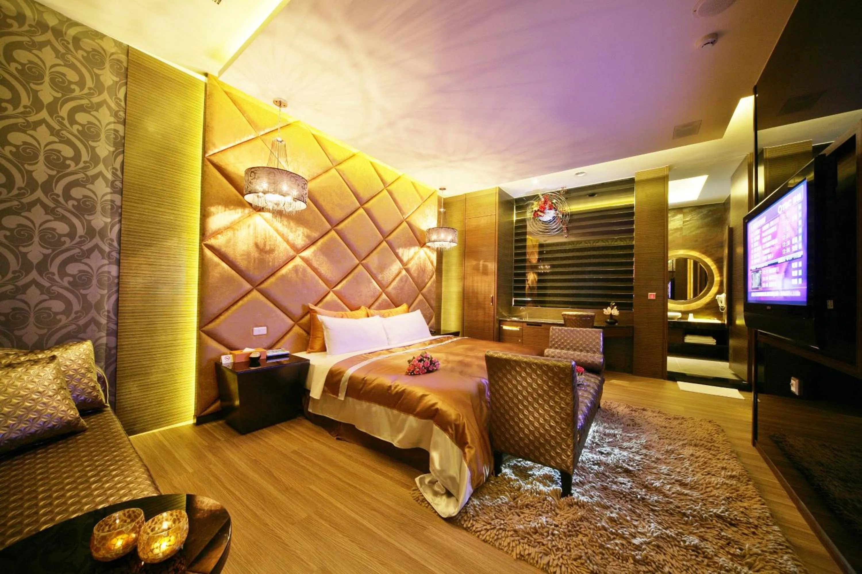 Bed in Han Guan Motel