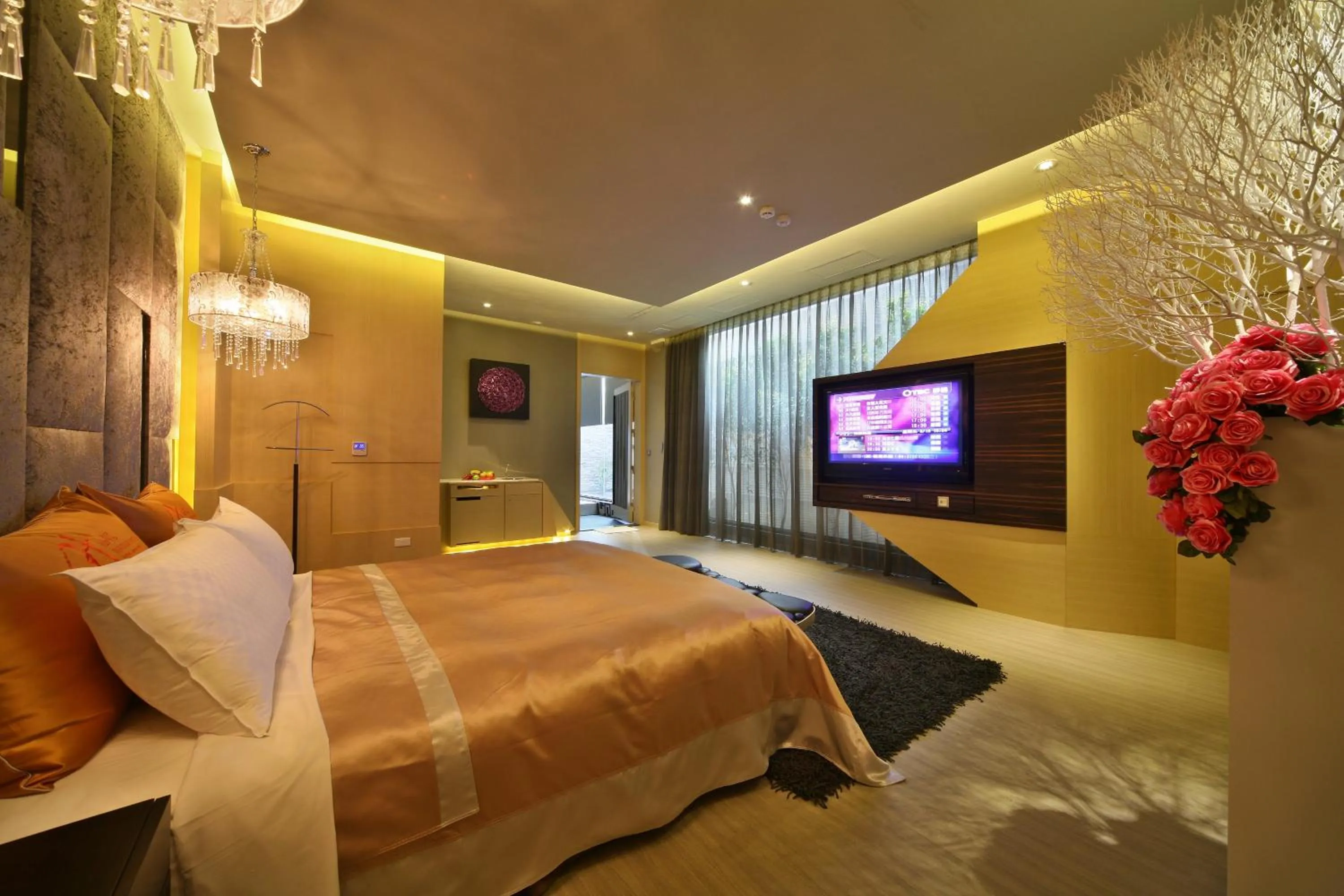 Bed in Han Guan Motel