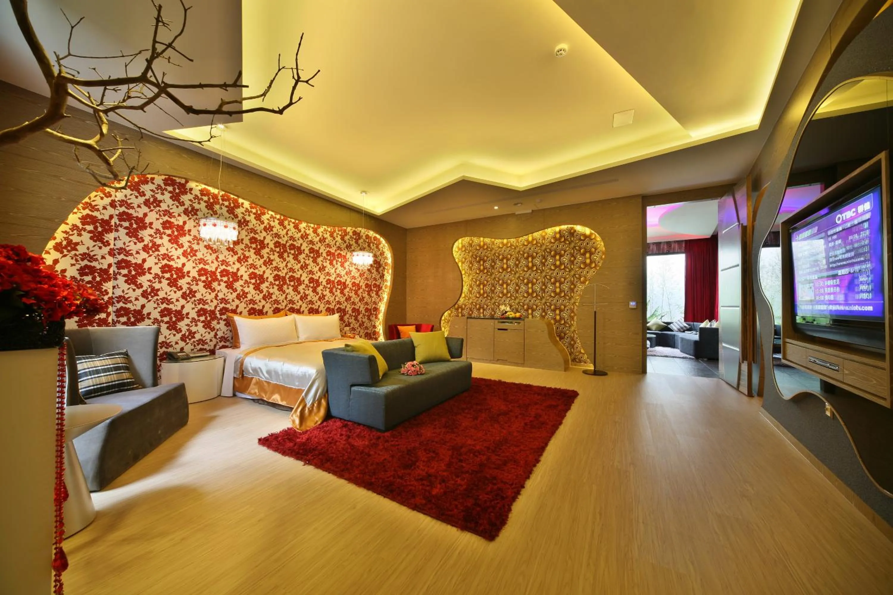 Bed in Han Guan Motel