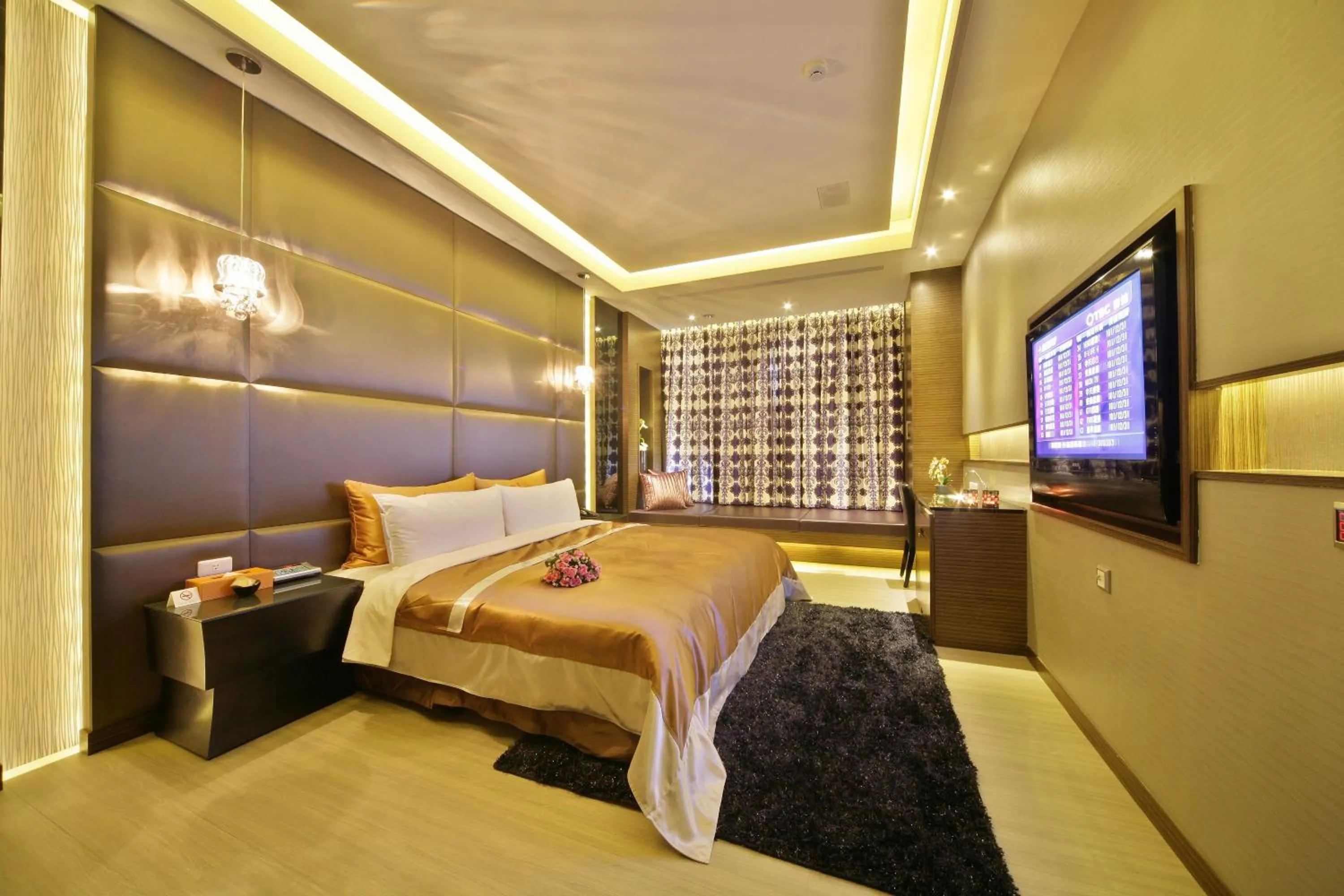 Bed in Han Guan Motel